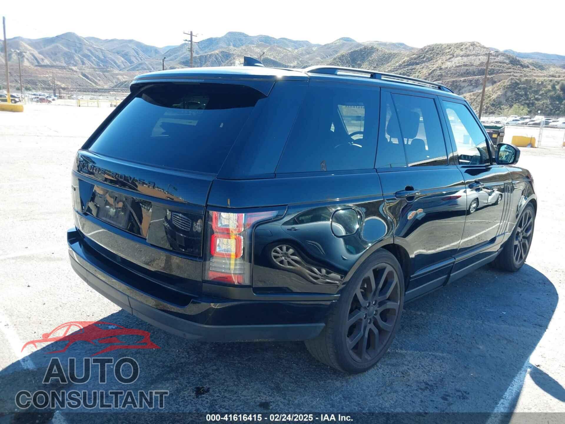 LAND ROVER RANGE ROVER 2017 - SALGS2FE9HA347512