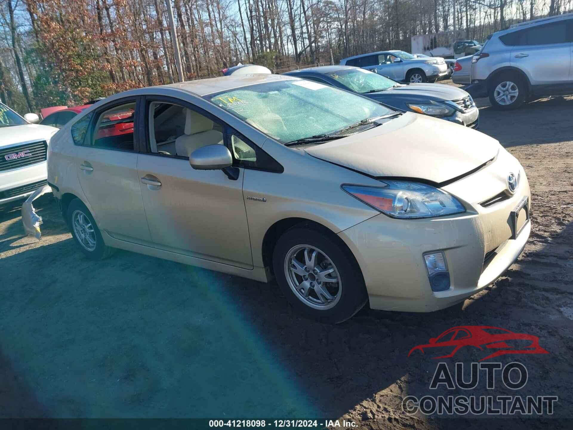 TOYOTA PRIUS 2010 - JTDKN3DU1A0185332