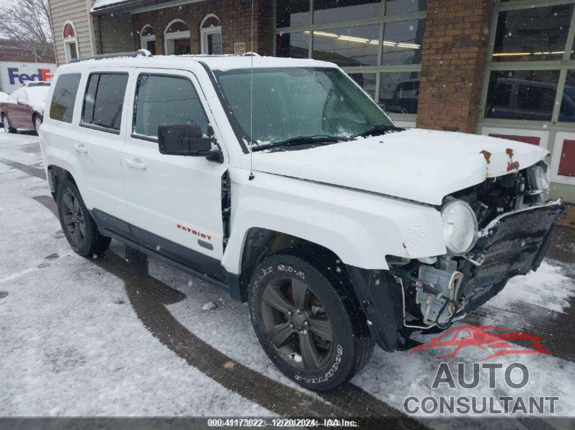 JEEP PATRIOT 2017 - 1C4NJRBB9HD114010