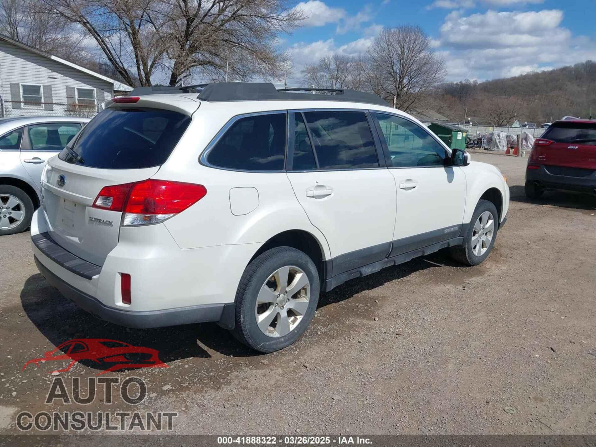 SUBARU OUTBACK 2011 - 4S4BRCCC6B3442381