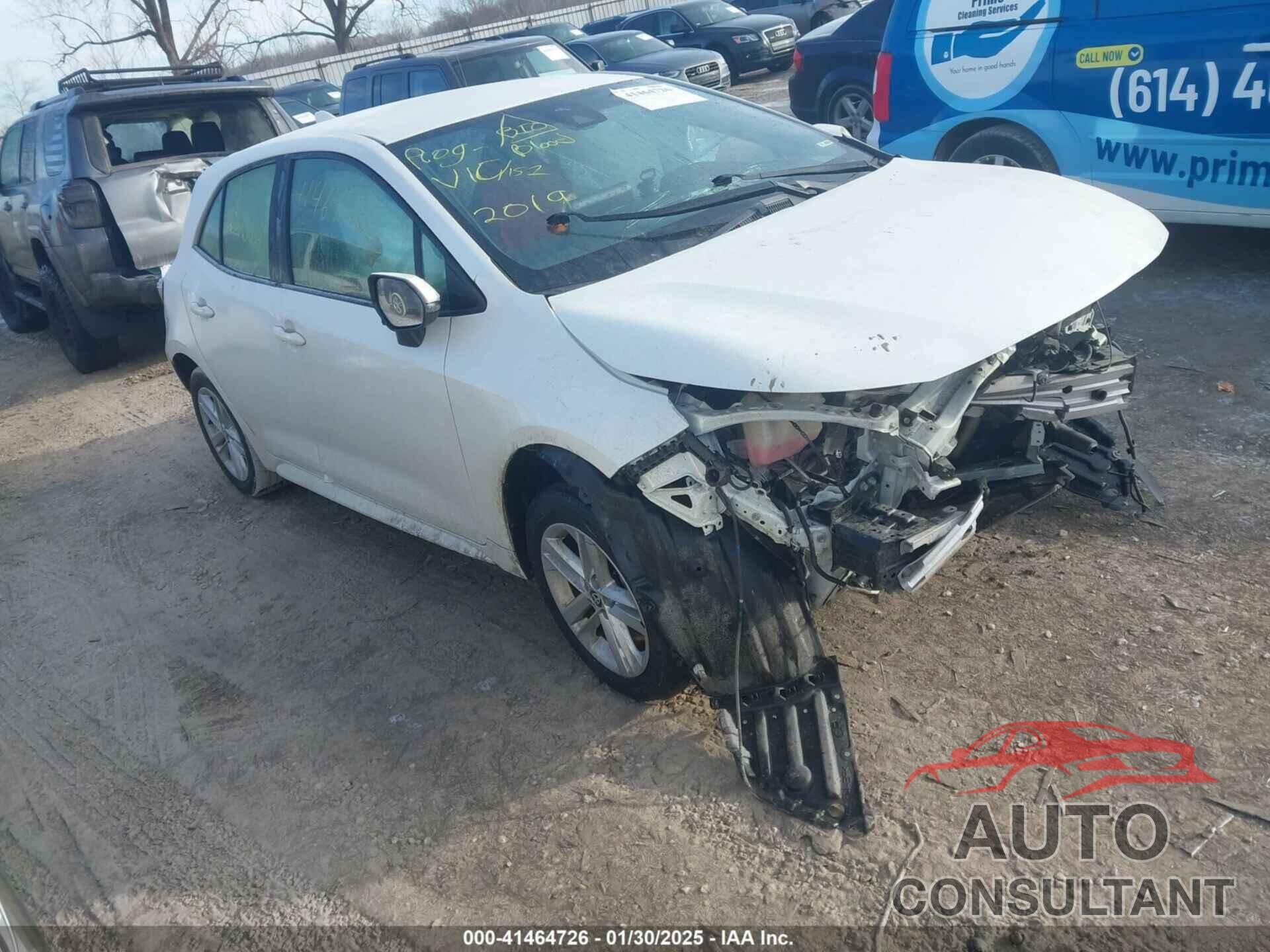 TOYOTA COROLLA 2019 - JTNK4RBE8K3067520
