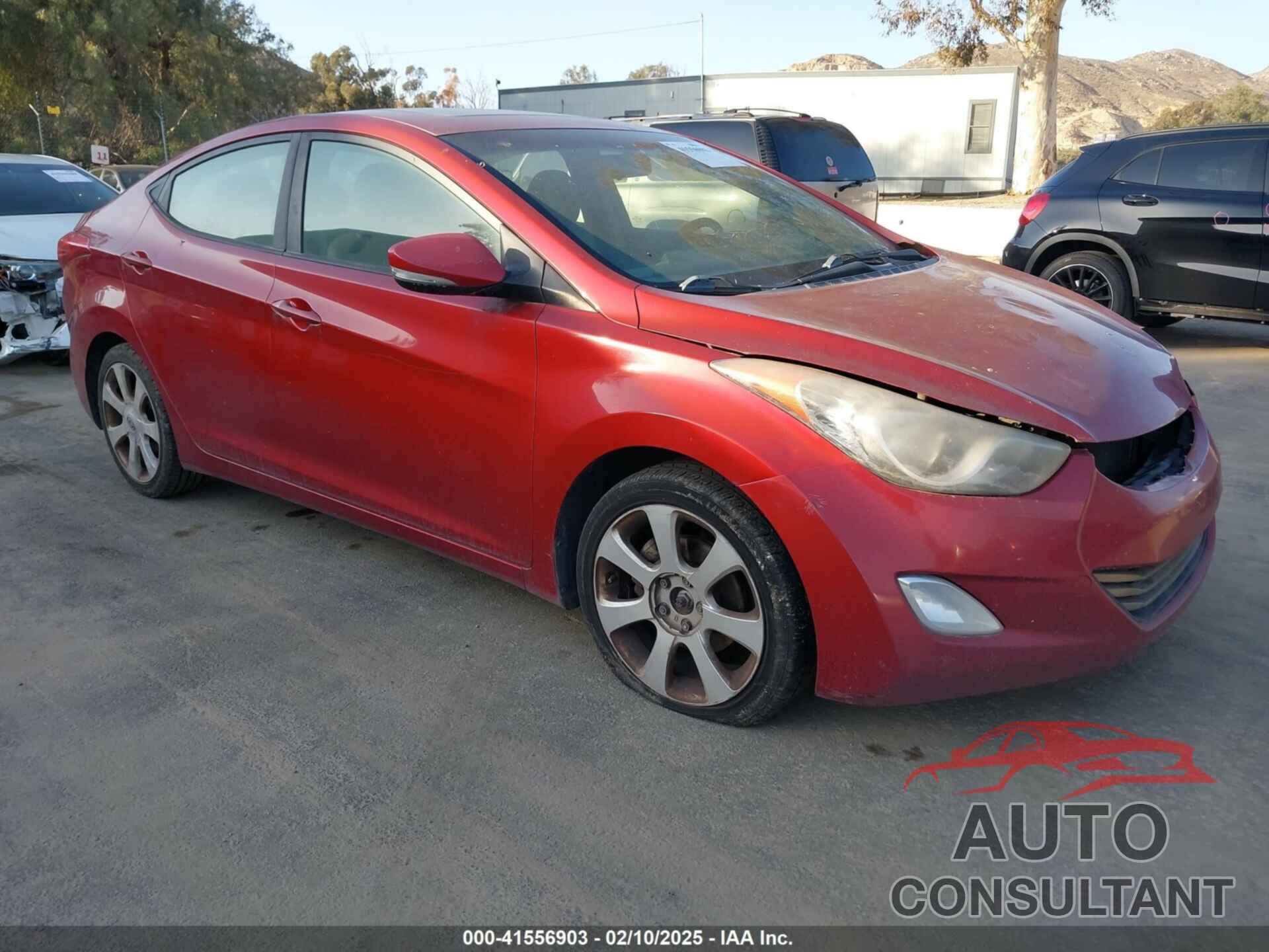 HYUNDAI ELANTRA 2012 - KMHDH4AE2CU193594