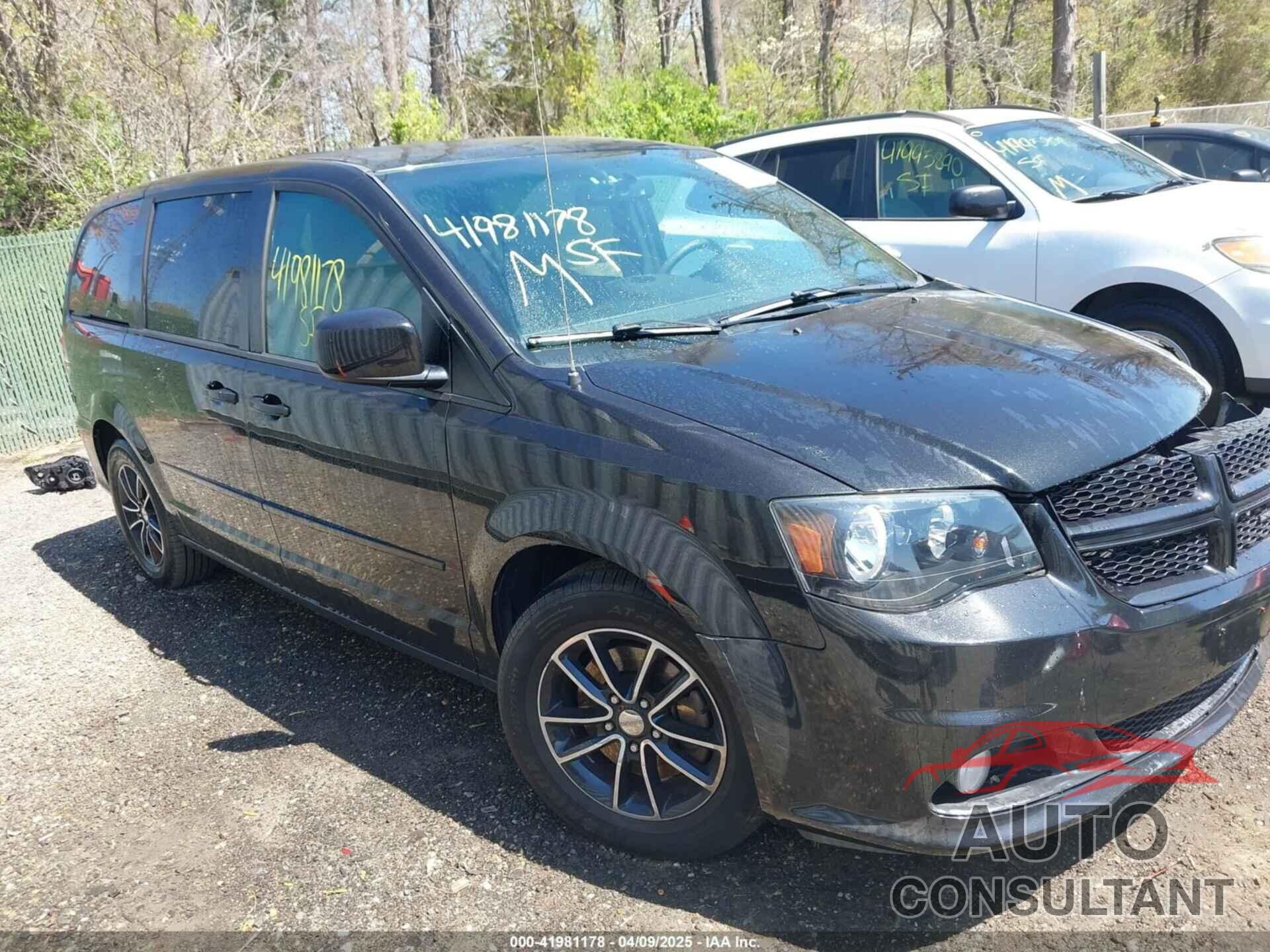 DODGE GRAND CARAVAN 2016 - 2C4RDGCG2GR118242
