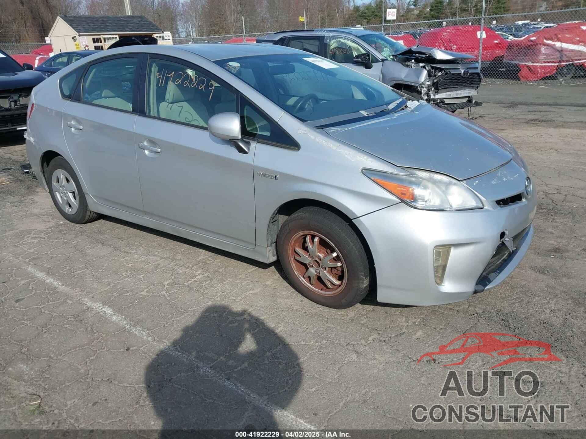 TOYOTA PRIUS 2011 - JTDKN3DU7B5327736