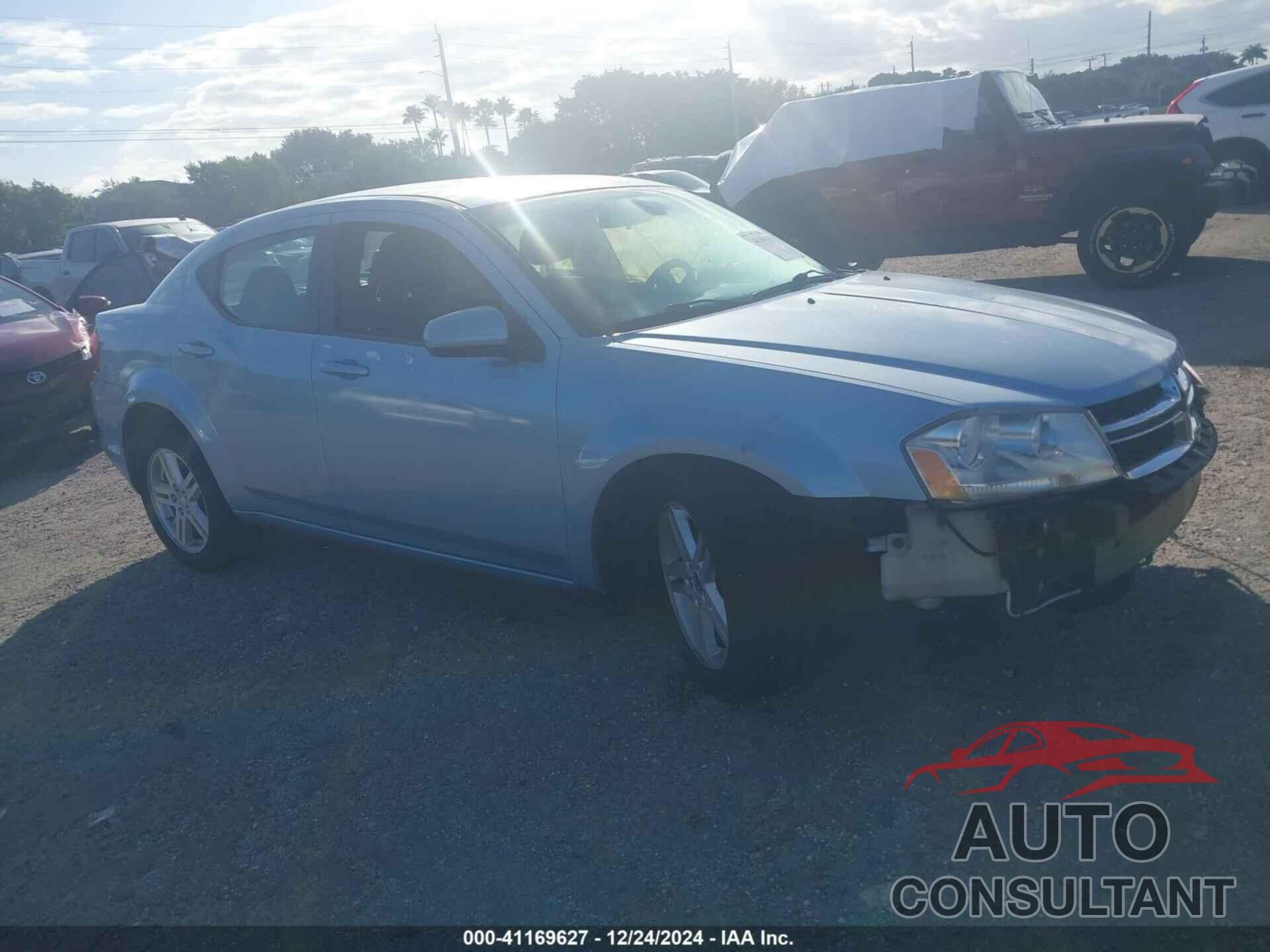 DODGE AVENGER 2013 - 1C3CDZCB0DN624851