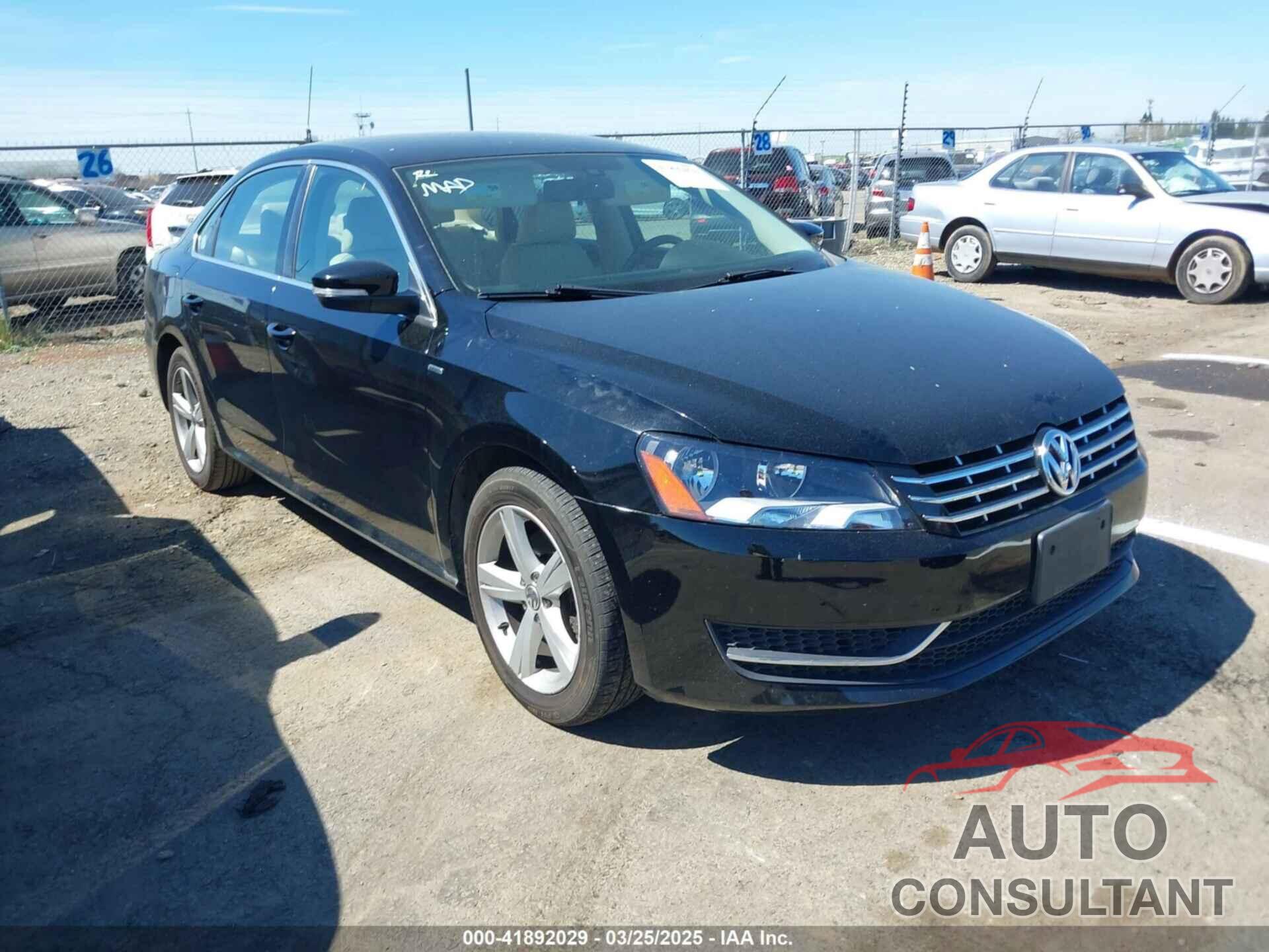 VOLKSWAGEN PASSAT 2014 - 1VWAT7A3XEC058455