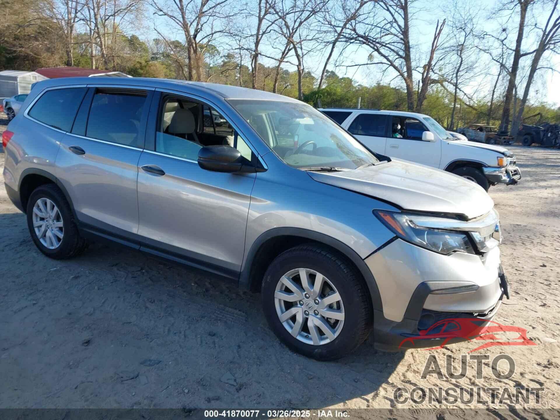 HONDA PILOT 2019 - 5FNYF6H17KB086820