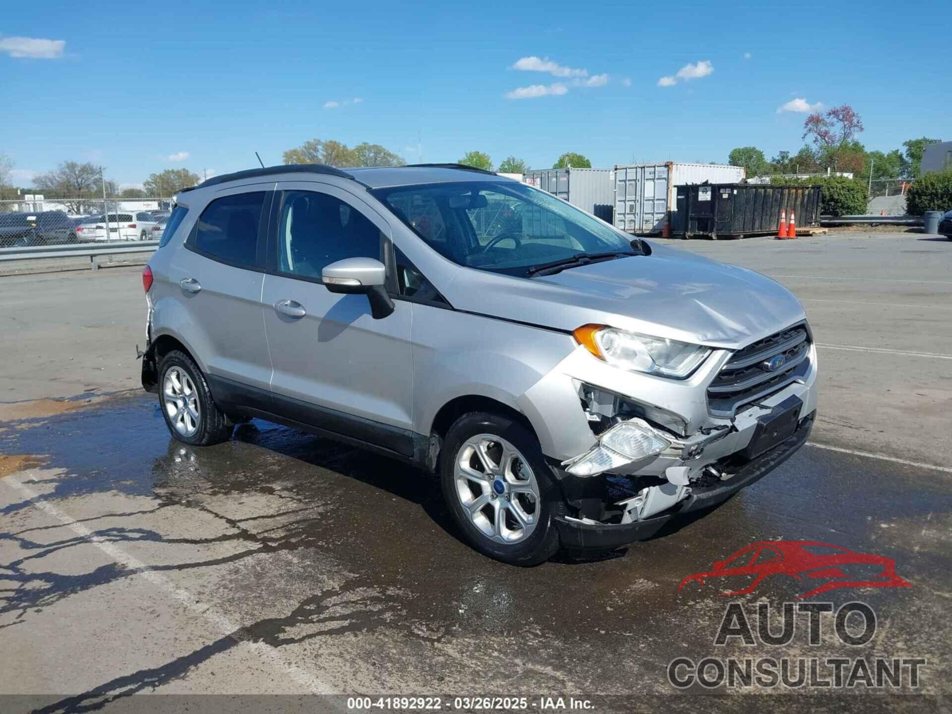 FORD ECOSPORT 2018 - MAJ3P1TE5JC192737