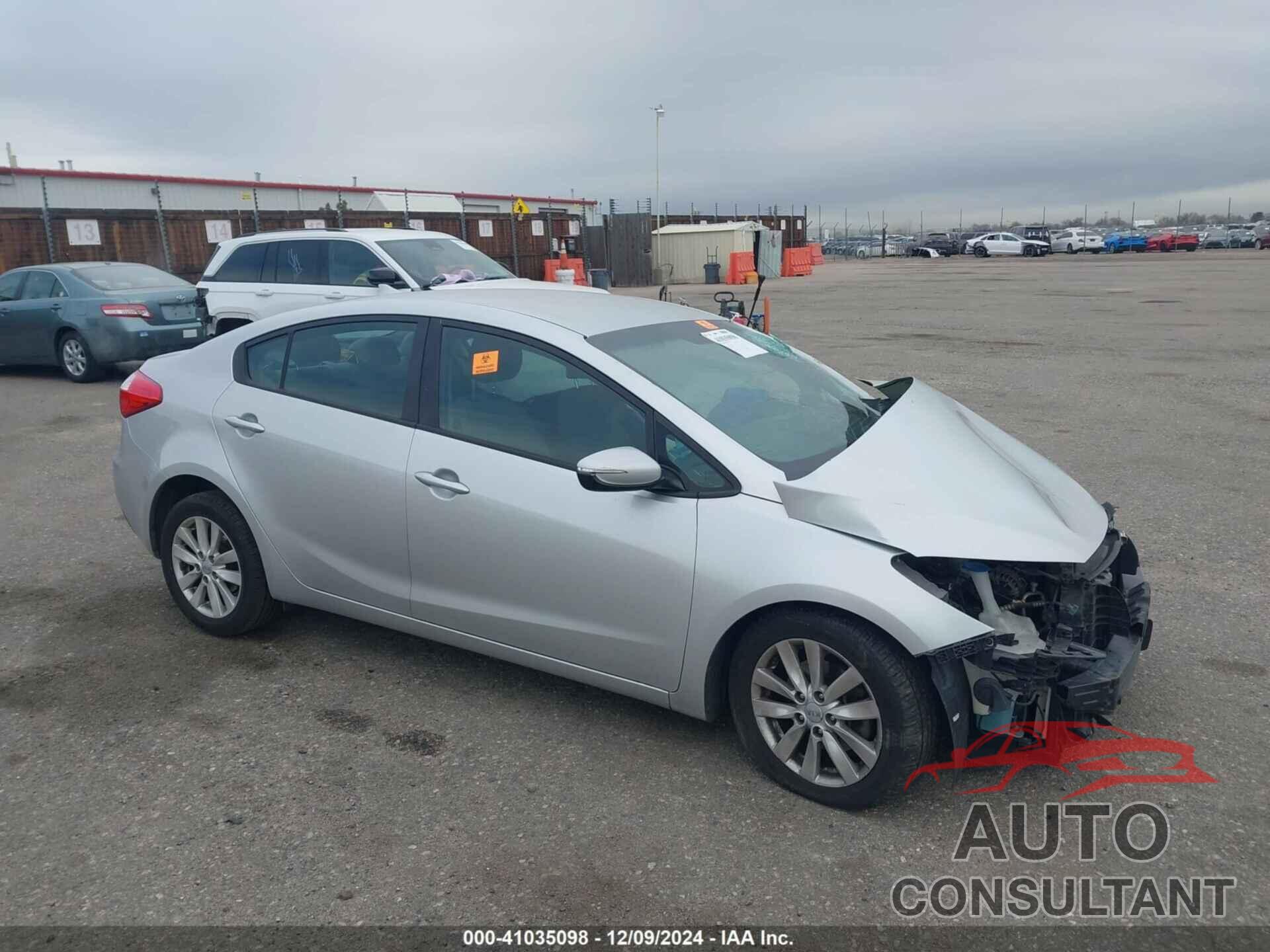 KIA FORTE 2014 - KNAFX4A62E5228363