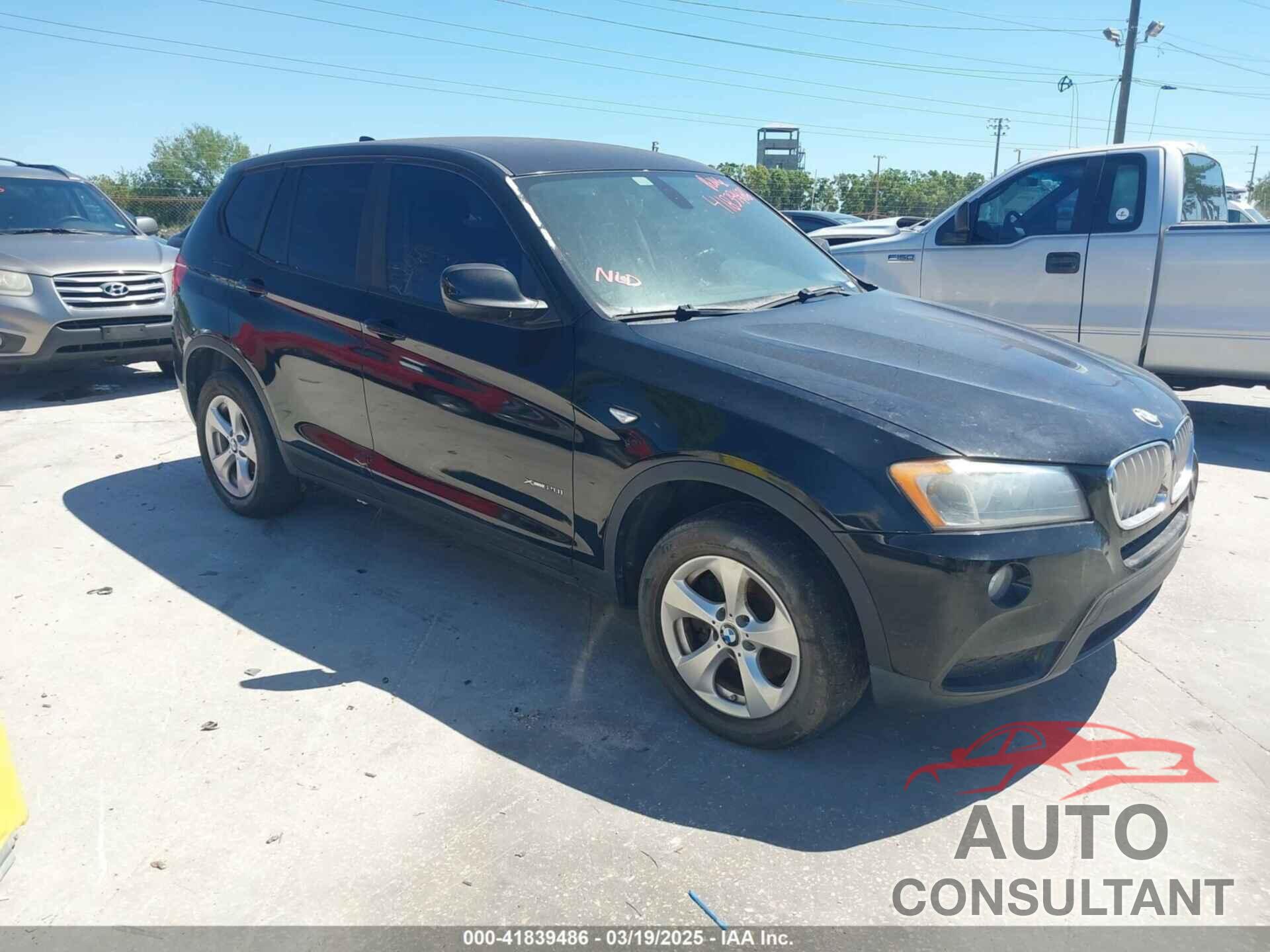 BMW X3 2012 - 5UXWX5C51CL718796