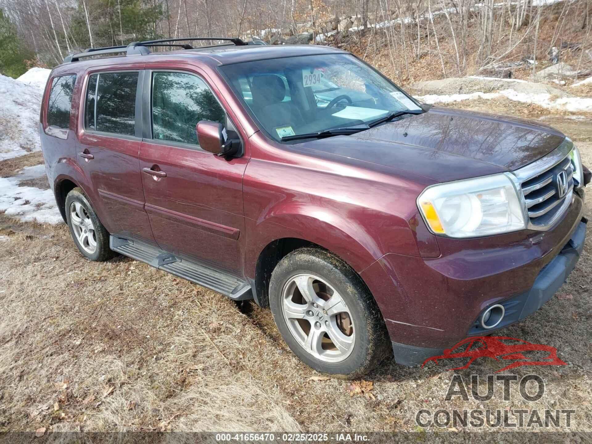 HONDA PILOT 2012 - 5FNYF4H52CB034035