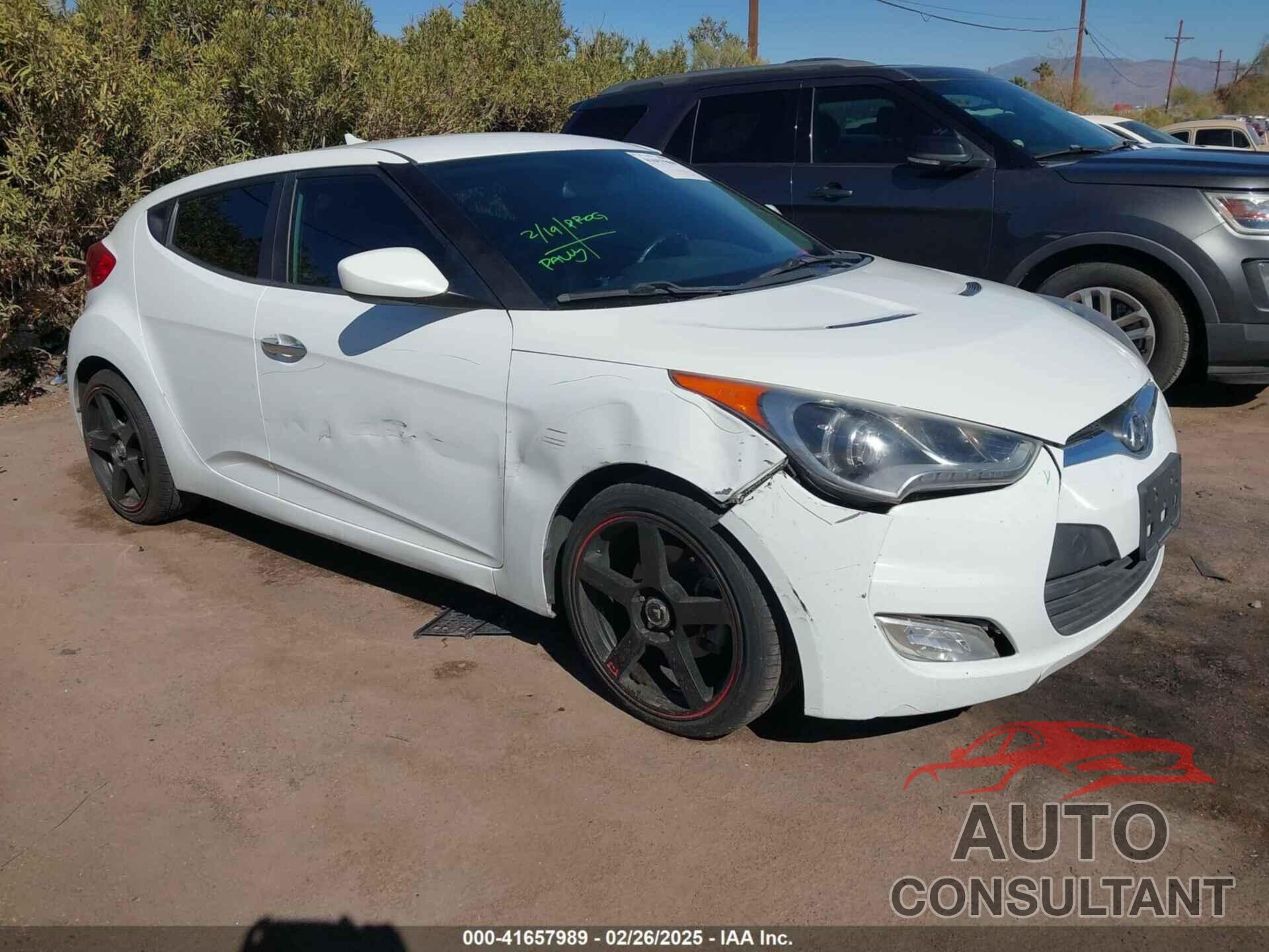 HYUNDAI VELOSTER 2015 - KMHTC6AD0FU218607
