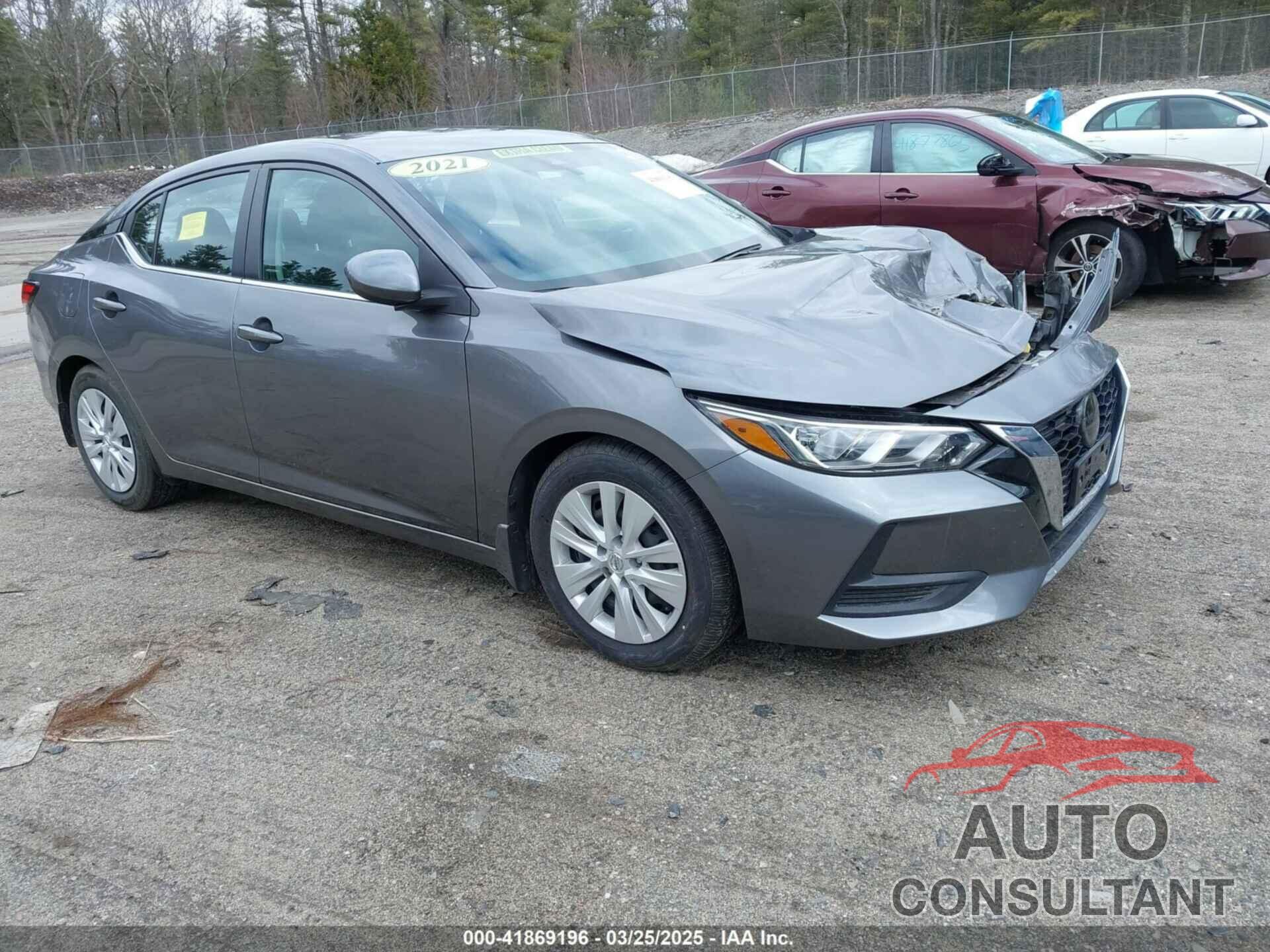 NISSAN SENTRA 2021 - 3N1AB8BV8MY275202