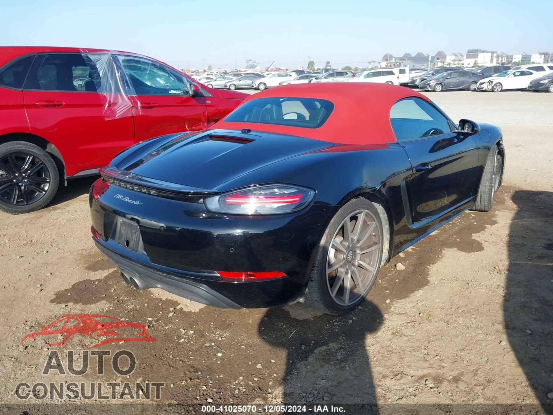 PORSCHE 718 BOXSTER 2017 - WP0CA2A83HS220176