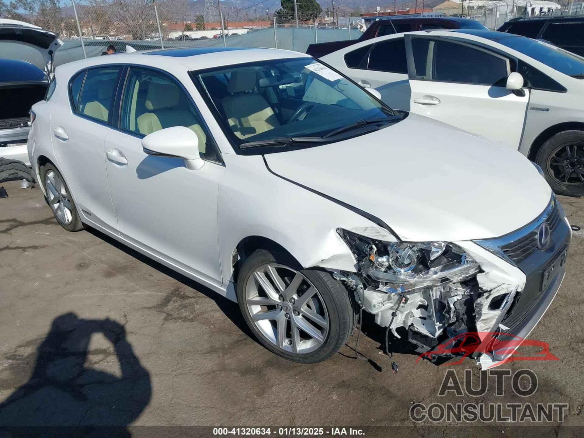 LEXUS CT 200H 2014 - JTHKD5BH4E2176816