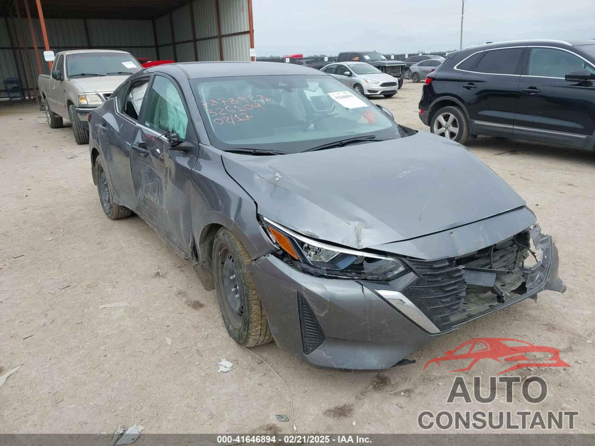 NISSAN SENTRA 2024 - 3N1AB8BV2RY326104