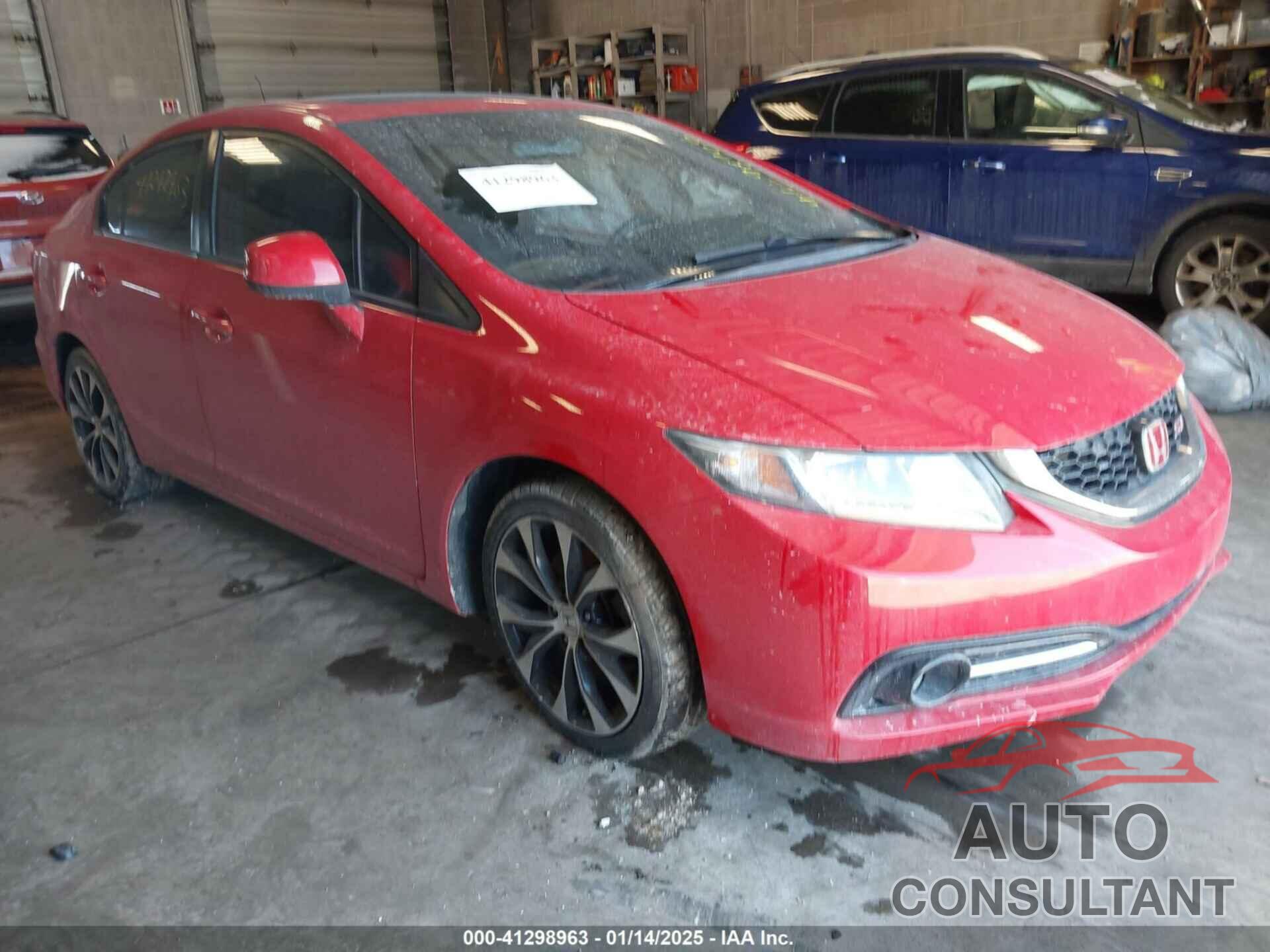 HONDA CIVIC 2013 - 2HGFB6E5XDH708657