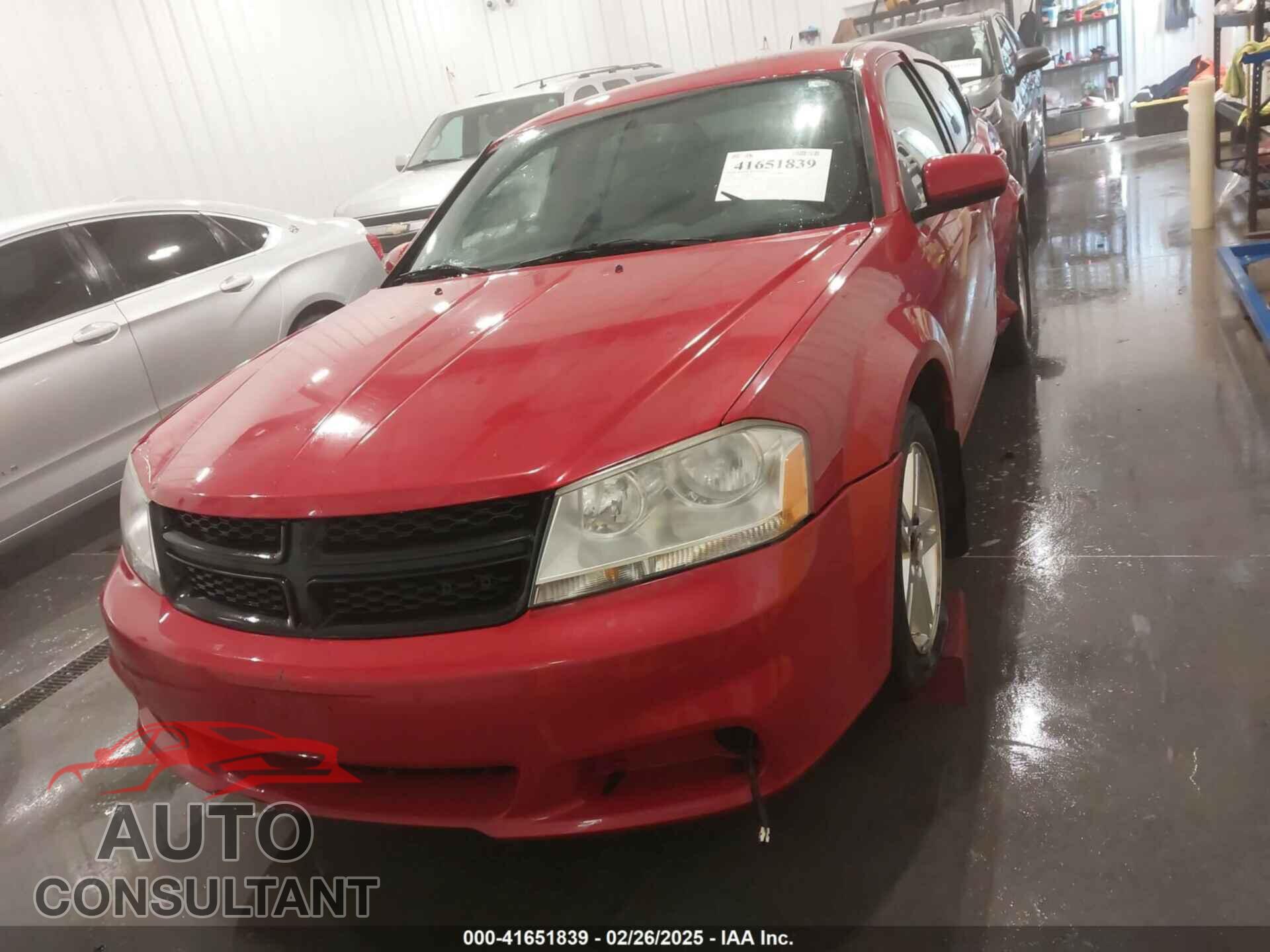 DODGE AVENGER 2013 - 1C3CDZCB5DN547992