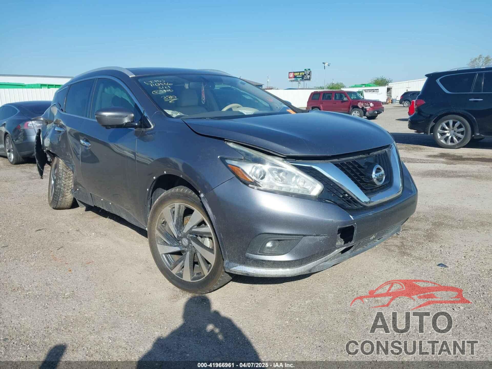 NISSAN MURANO 2015 - 5N1AZ2MG9FN292025
