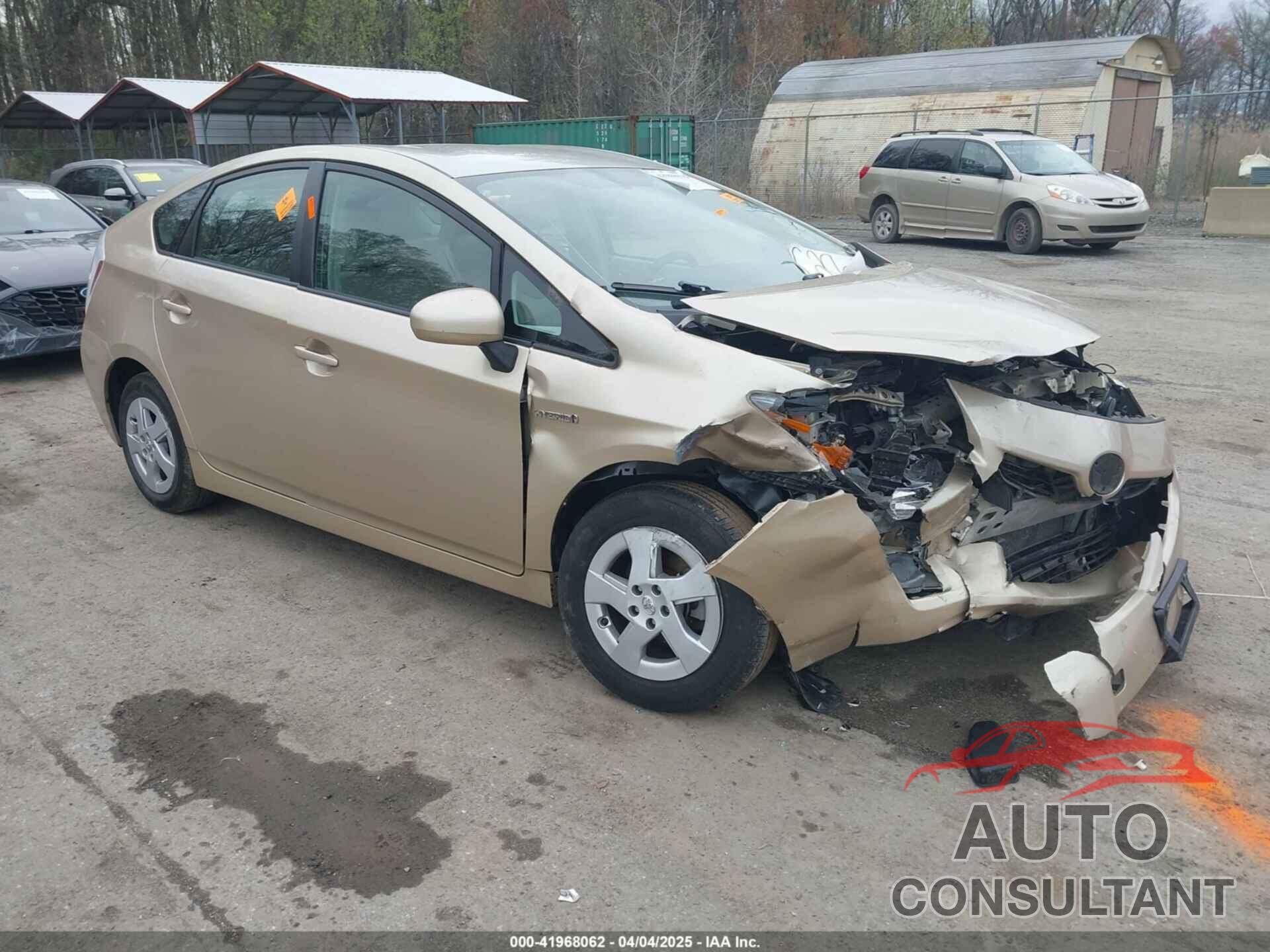TOYOTA PRIUS 2010 - JTDKN3DU5A0092281