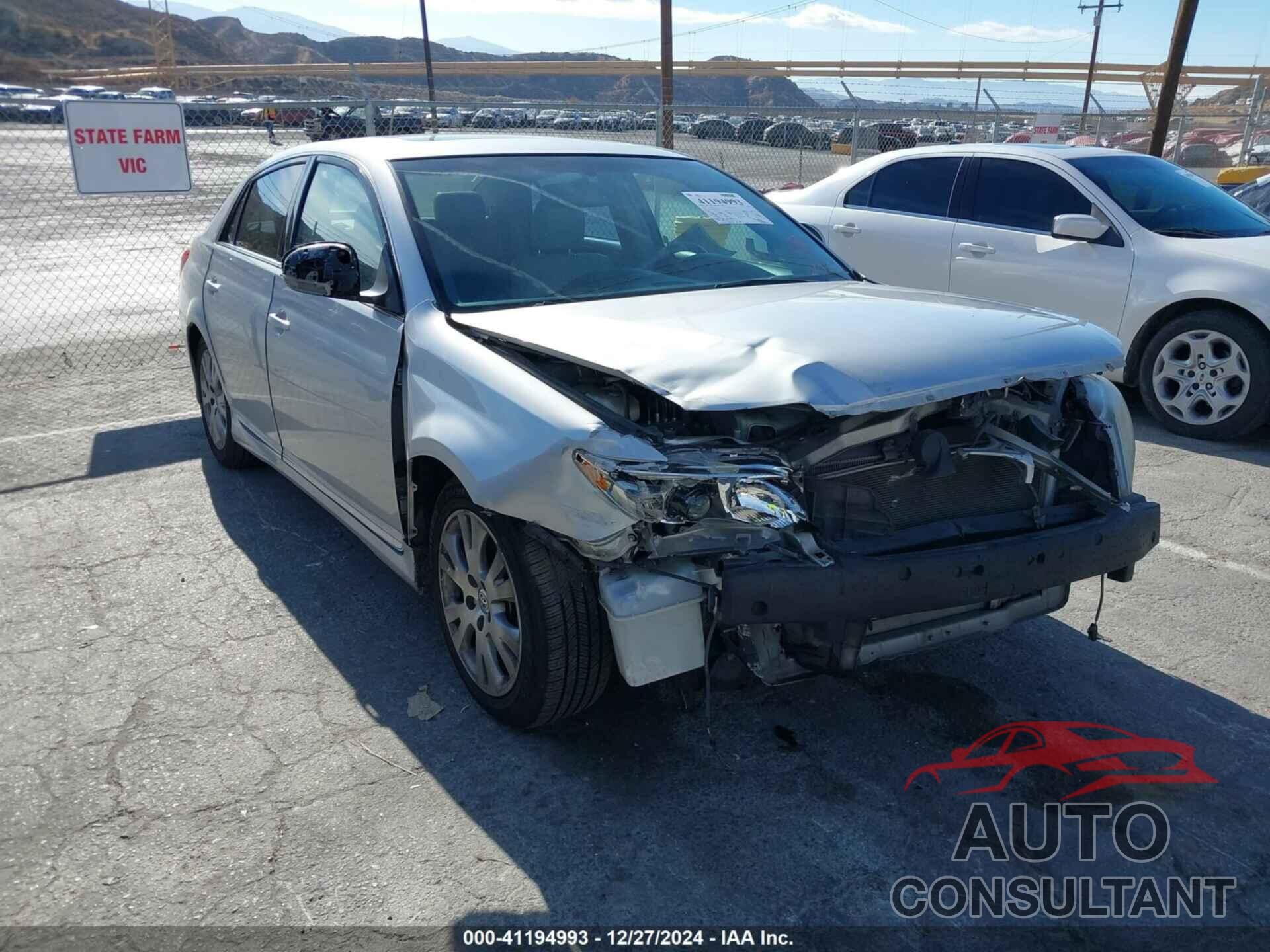 TOYOTA AVALON 2011 - 4T1BK3DB6BU386222