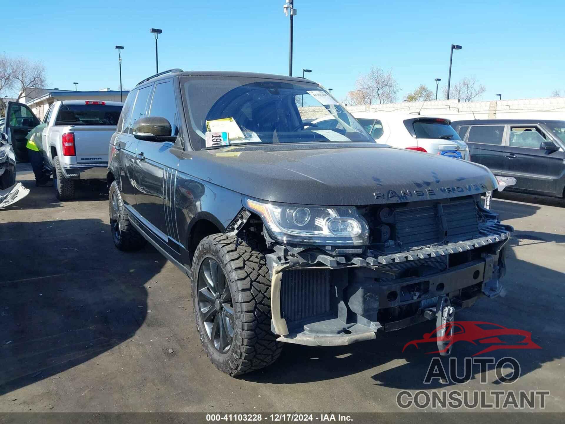 LAND ROVER RANGE ROVER 2016 - SALGR2KF7GA289358