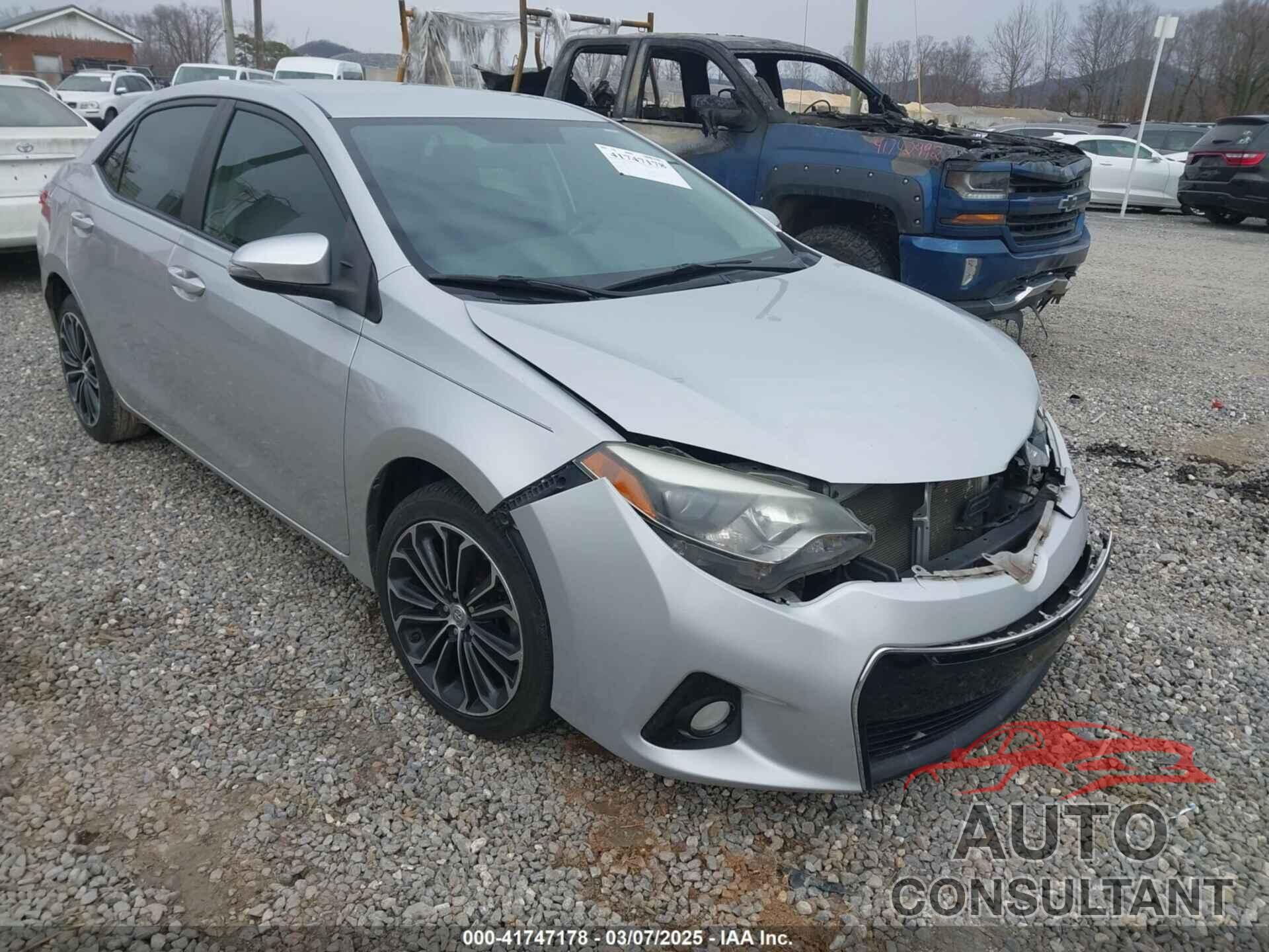 TOYOTA COROLLA 2014 - 2T1BURHE7EC149309