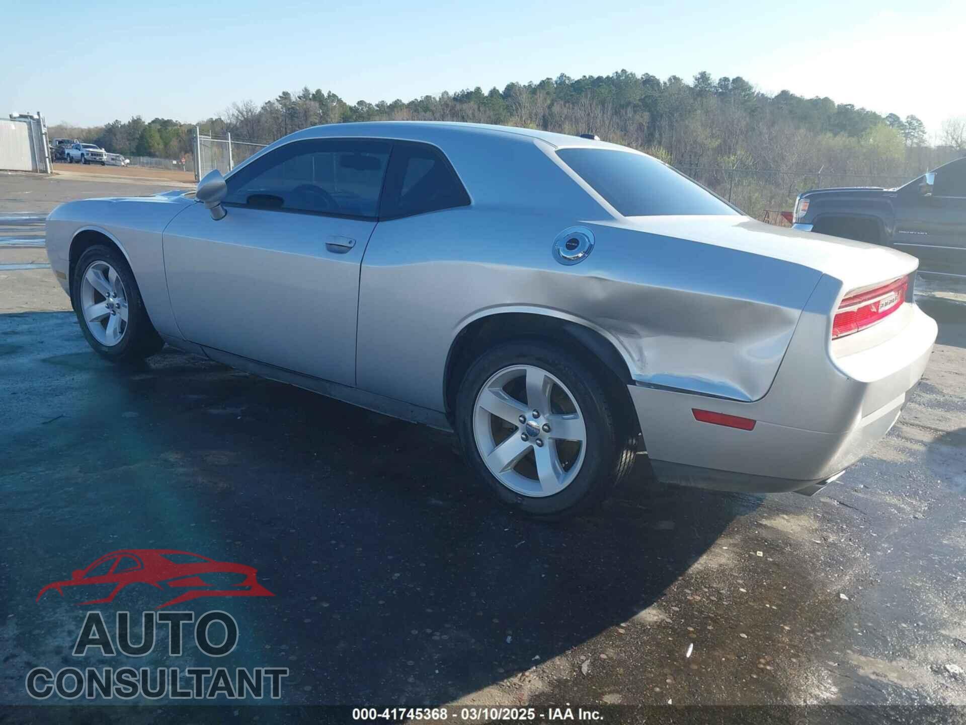 DODGE CHALLENGER 2012 - 2C3CDYAG2CH170439