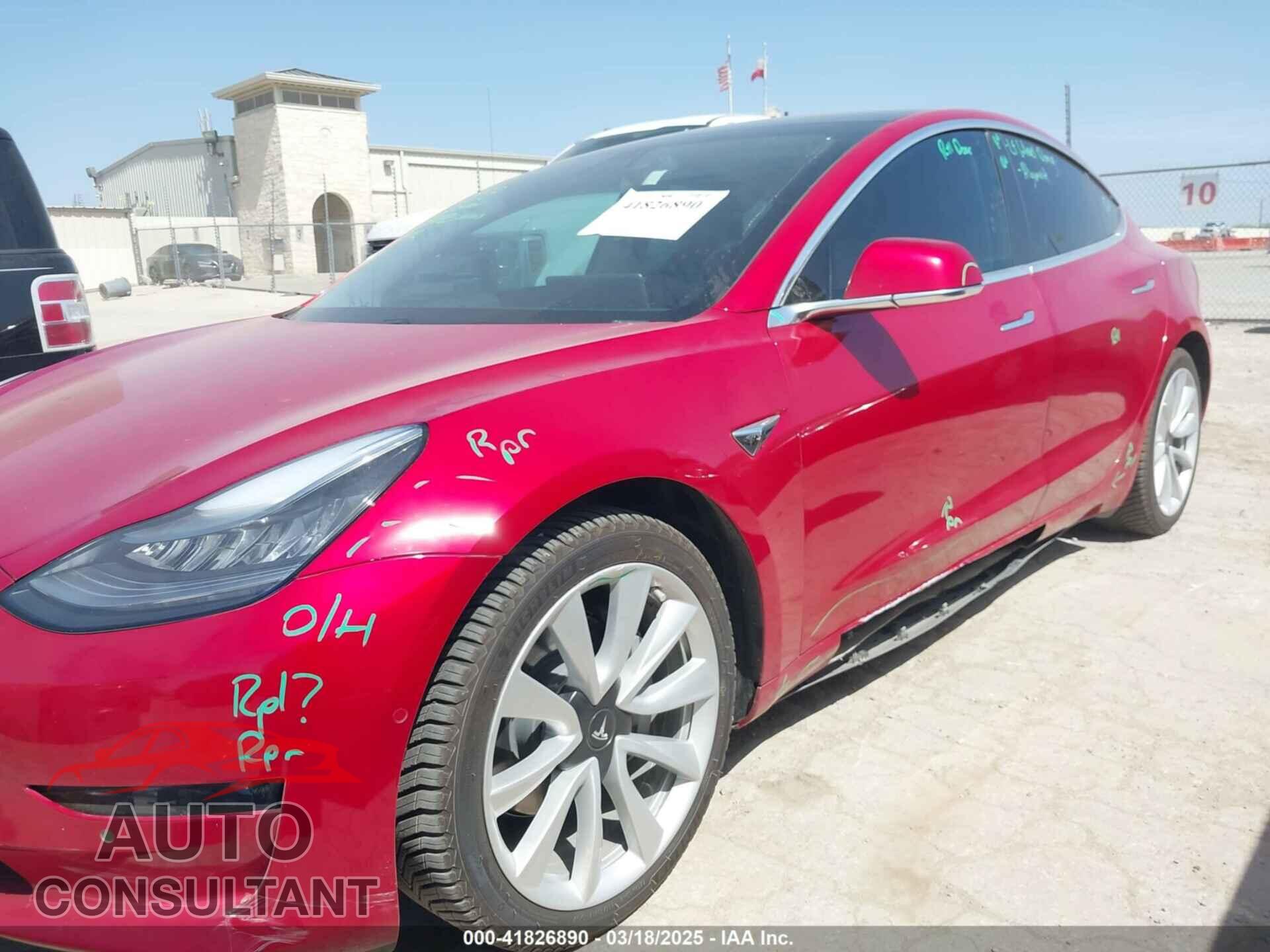 TESLA MODEL 3 2020 - 5YJ3E1EC2LF647223