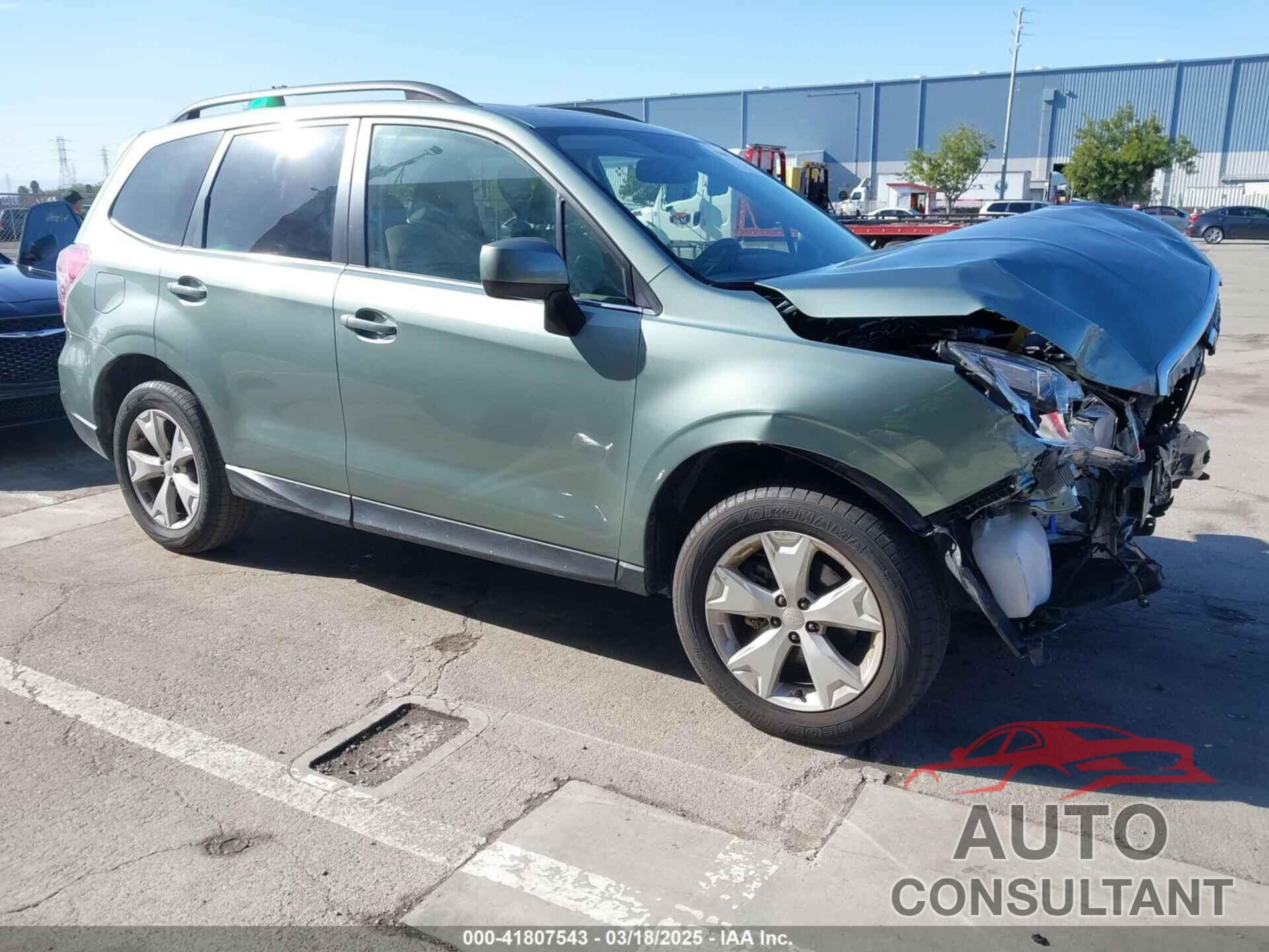 SUBARU FORESTER 2016 - JF2SJAHC8GH436246
