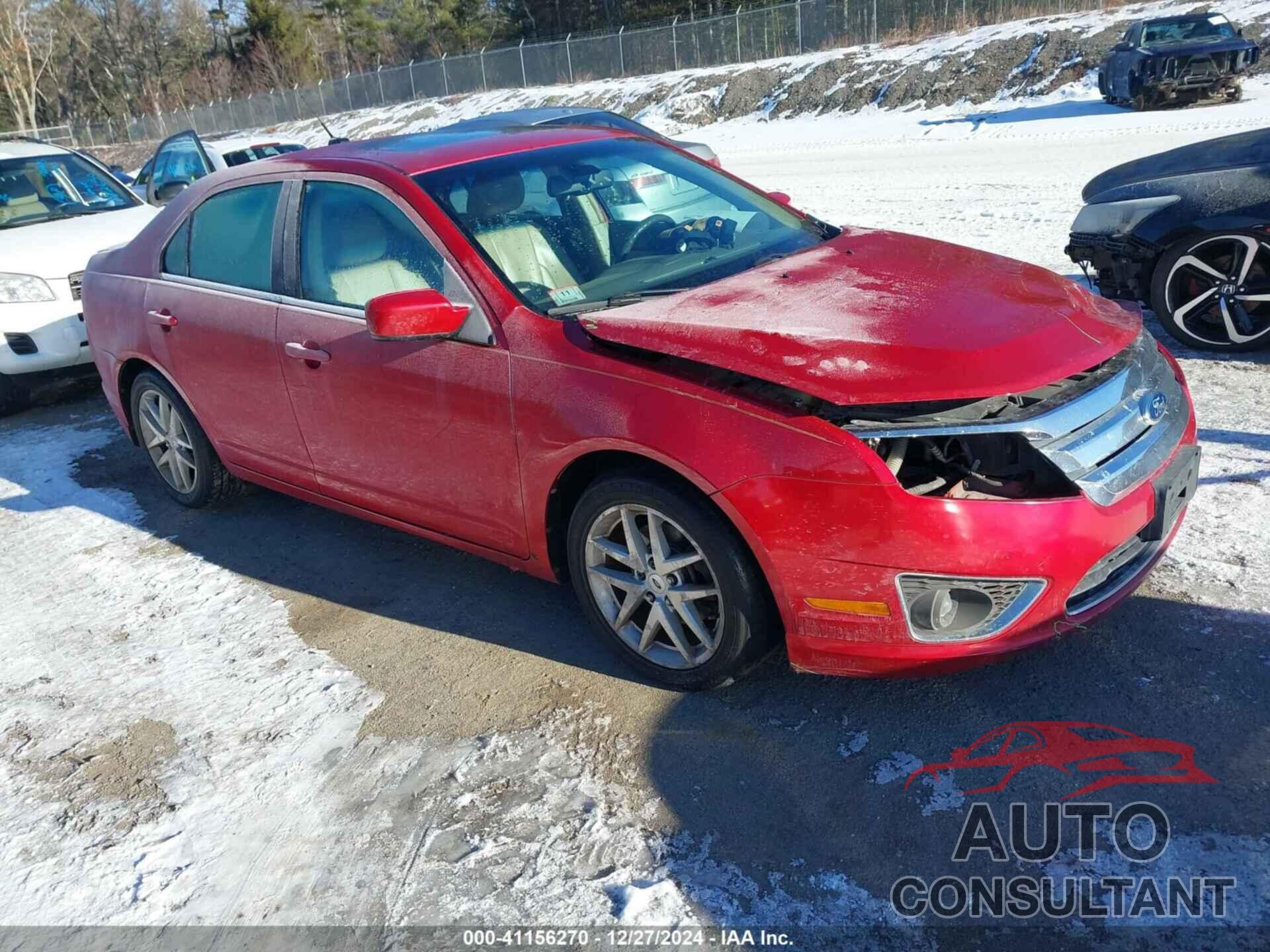 FORD FUSION 2012 - 3FAHP0JG4CR159995