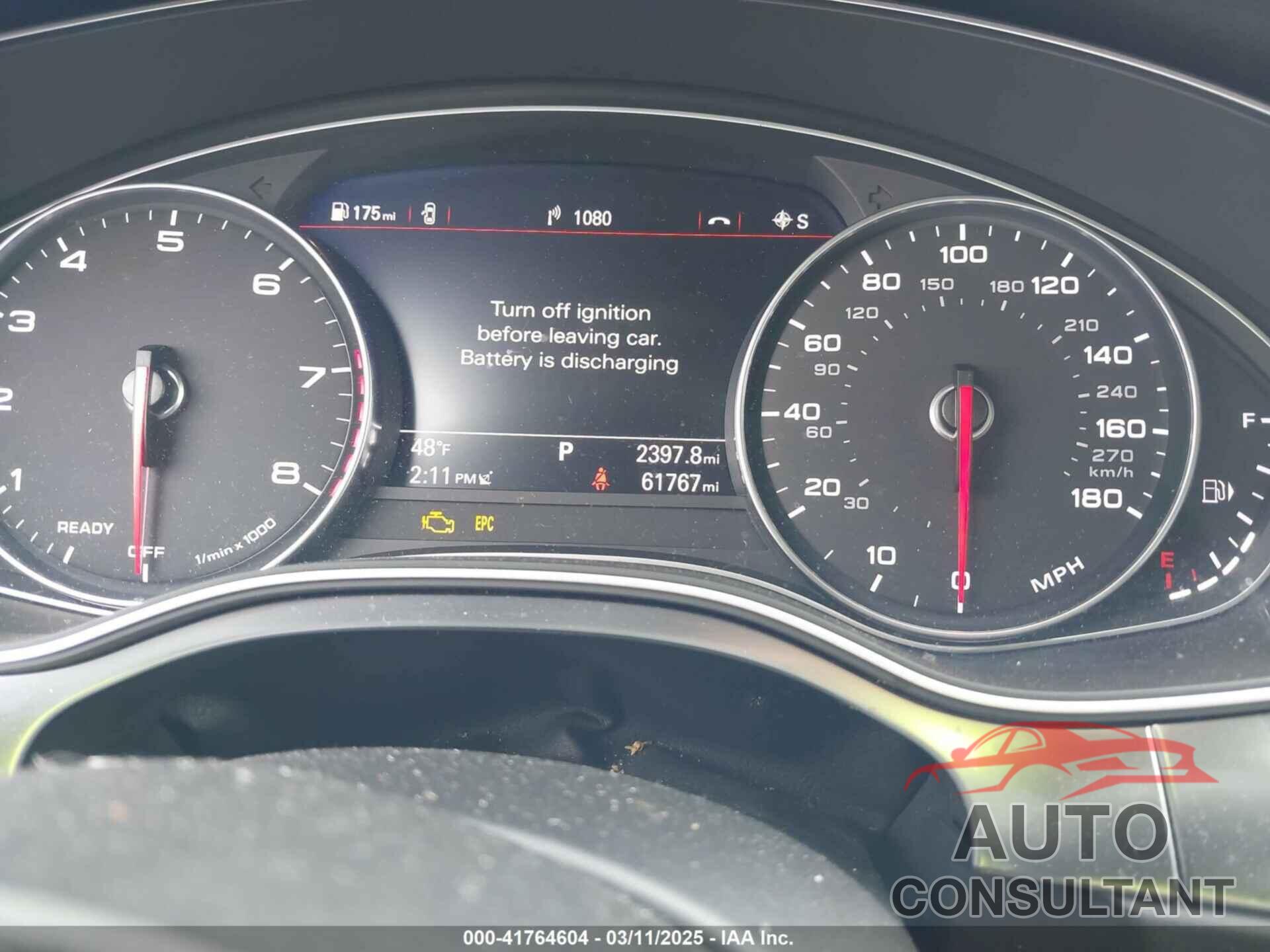 AUDI A6 2017 - WAUF8AFC3HN066693