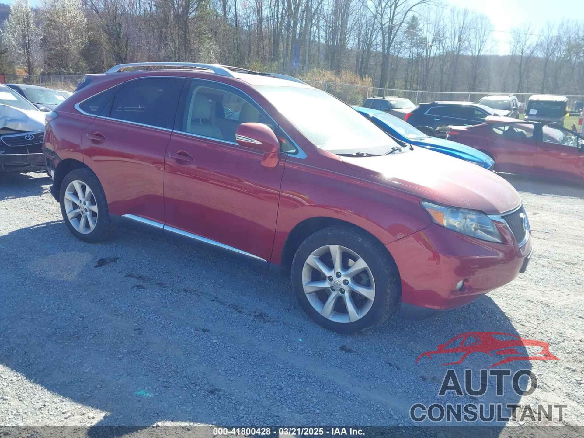 LEXUS RX 350 2011 - 2T2BK1BA0BC082590