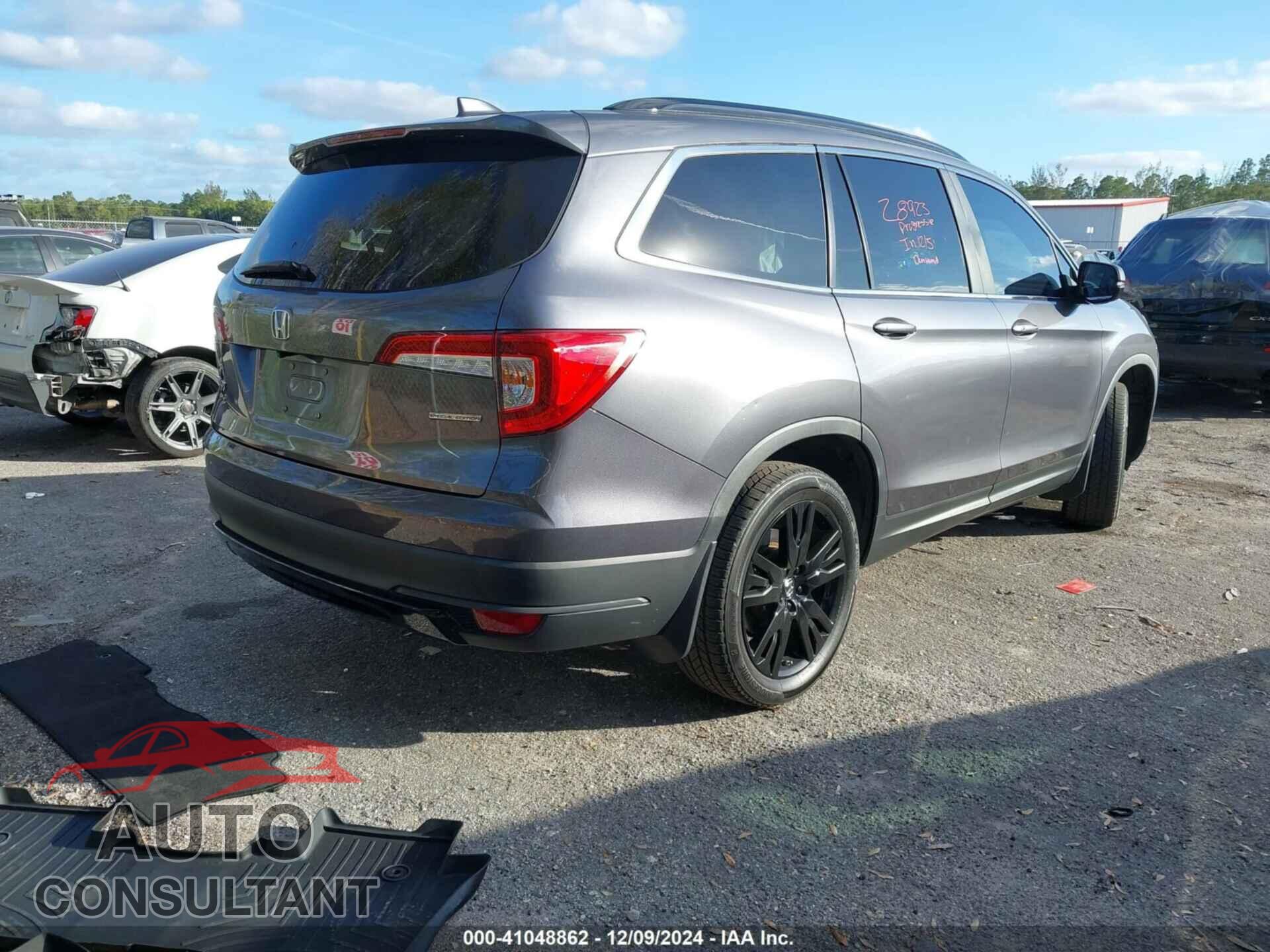 HONDA PILOT 2021 - 5FNYF5H2XMB013799