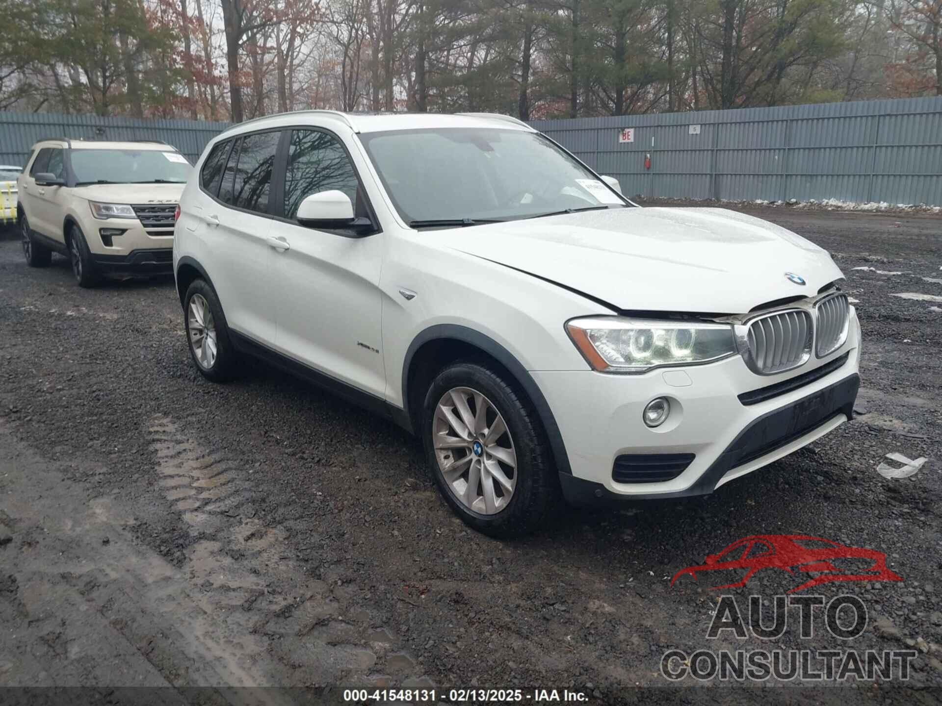 BMW X3 2016 - 5UXWX9C57G0D84355