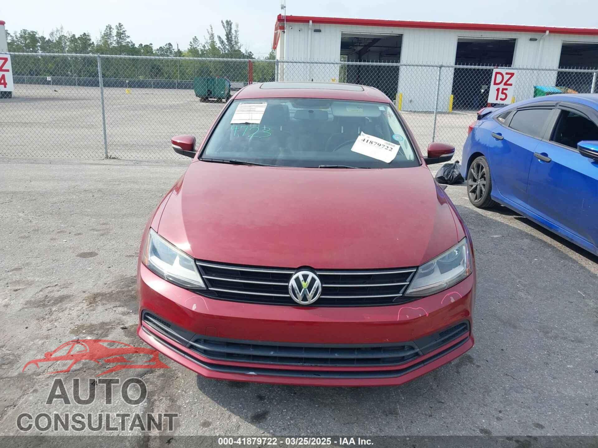 VOLKSWAGEN JETTA 2017 - 3VWDB7AJ8HM376687