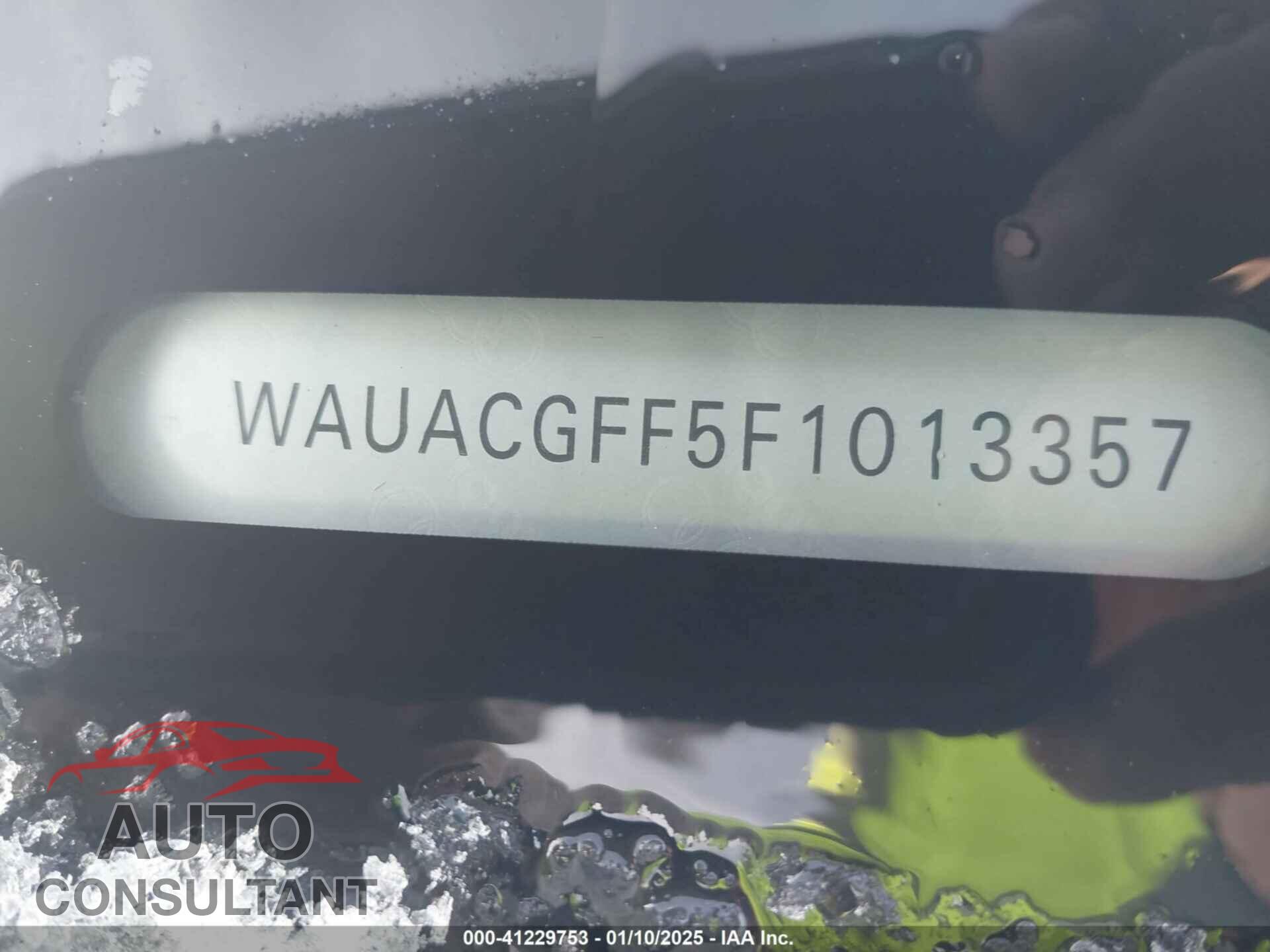 AUDI A3 2015 - WAUACGFF5F1013357