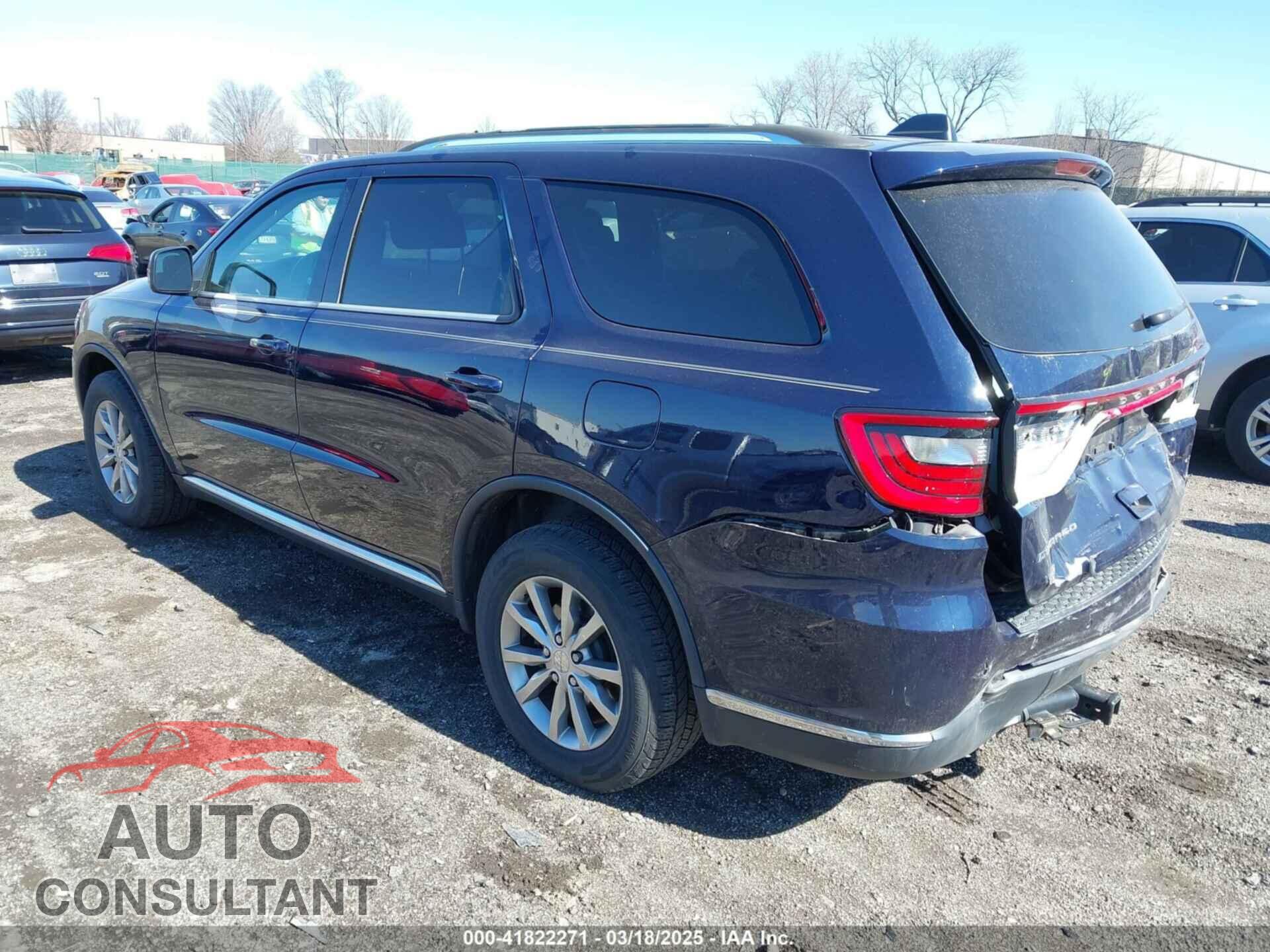 DODGE DURANGO 2018 - 1C4RDJAG3JC111350