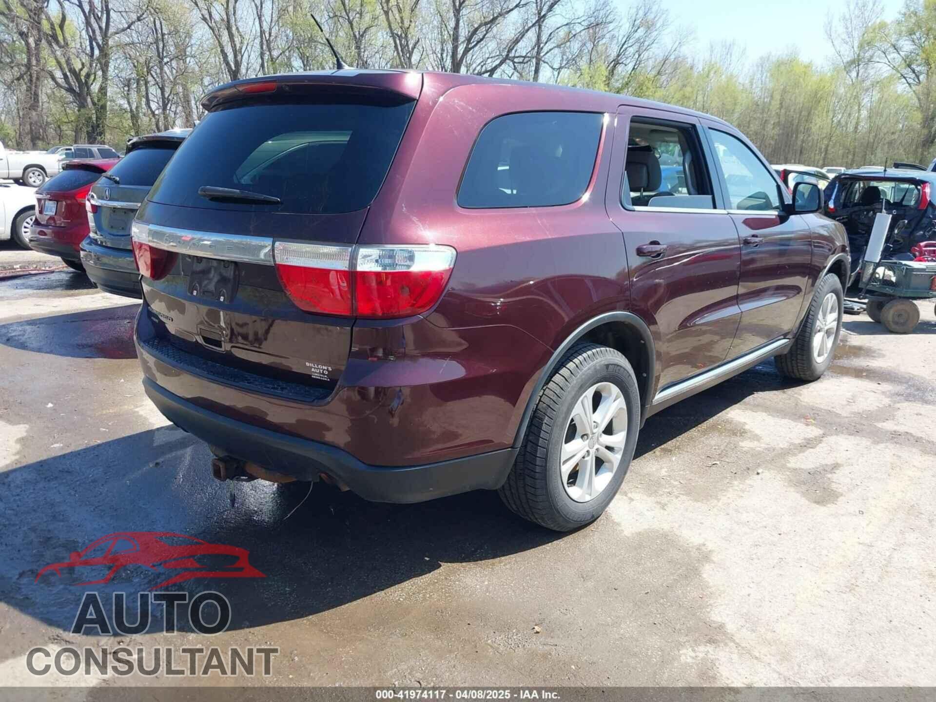 DODGE DURANGO 2012 - 1C4RDJAG5CC301640