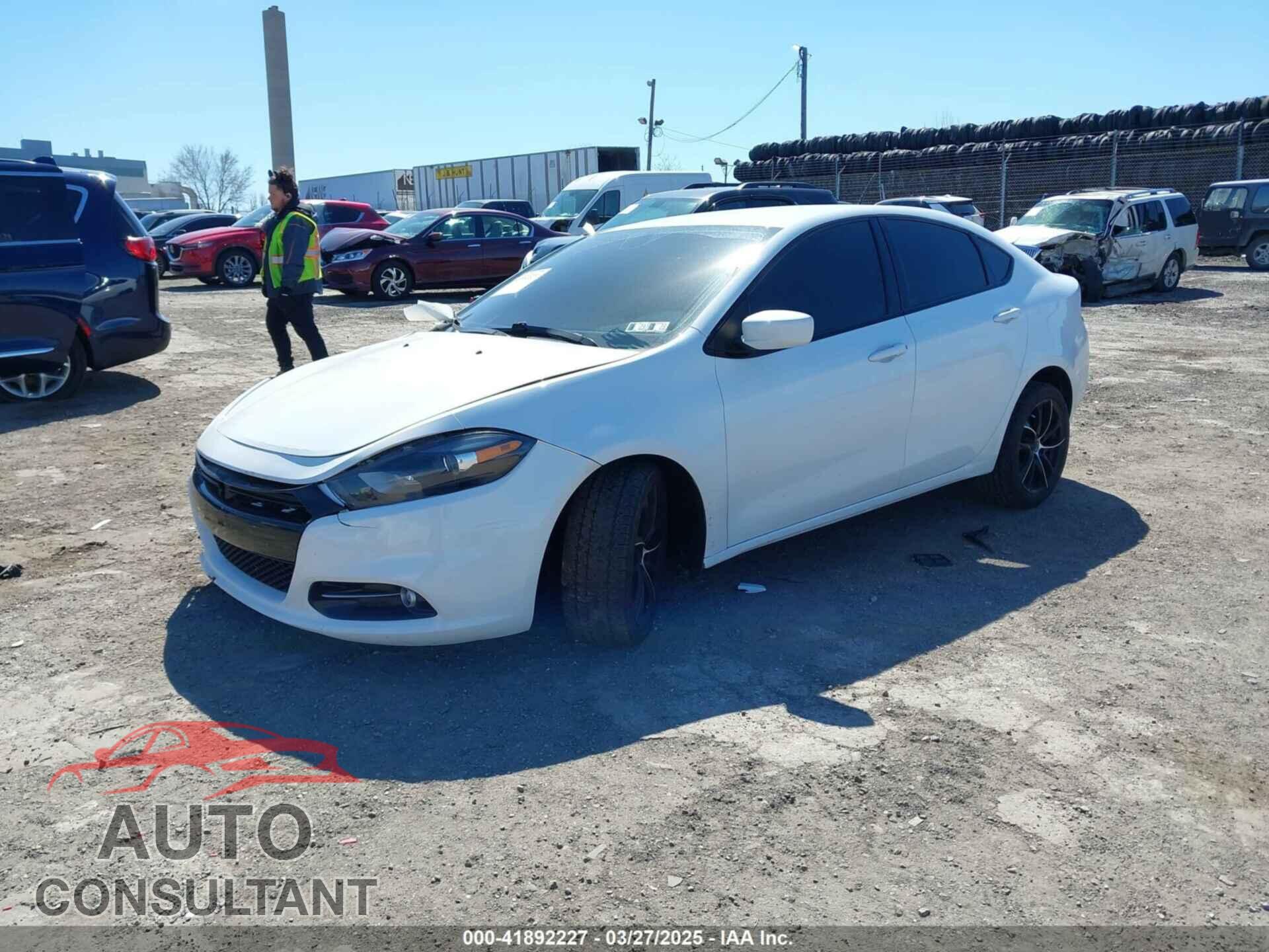 DODGE DART 2015 - 1C3CDFBB0FD237886