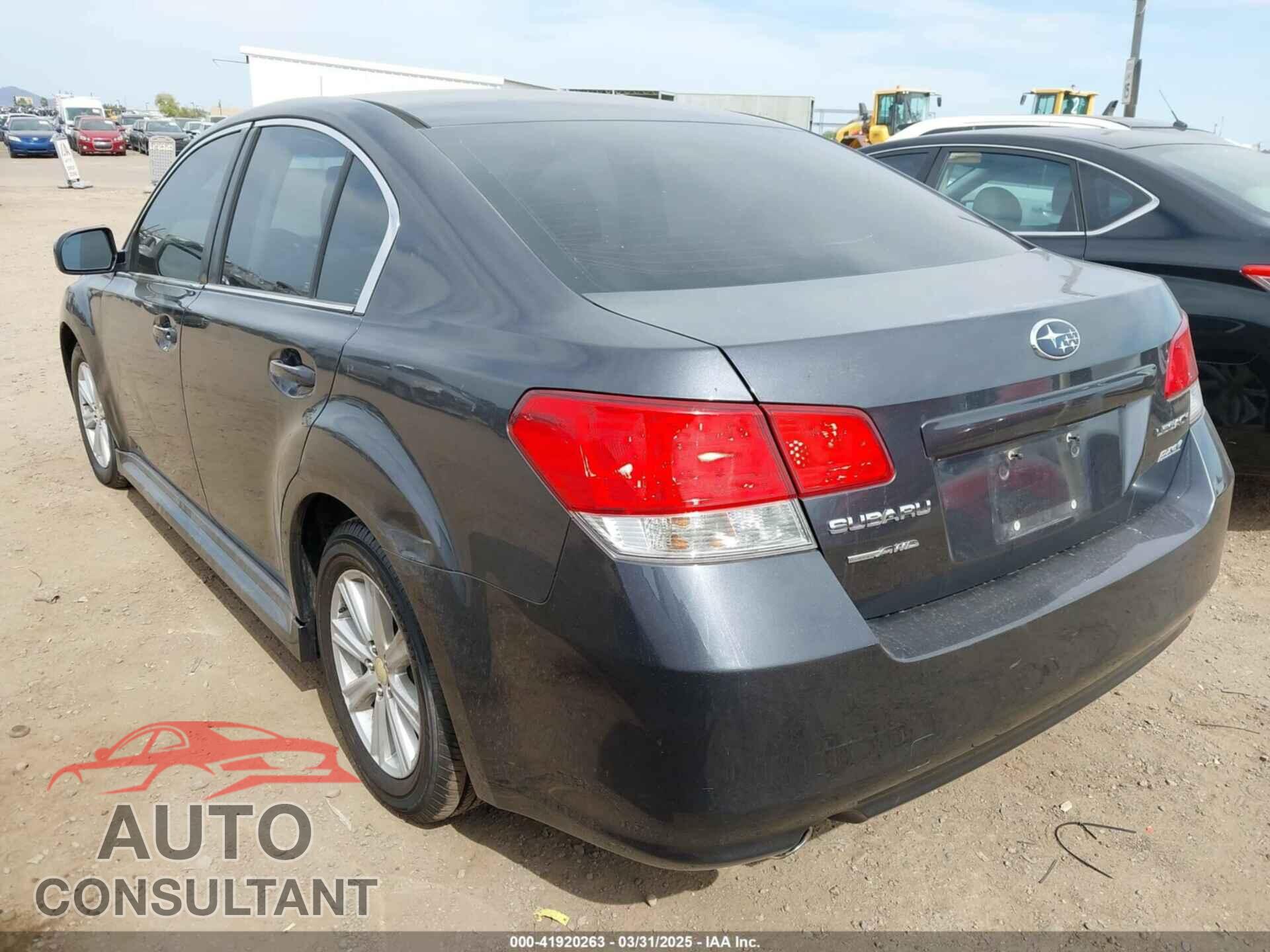 SUBARU LEGACY 2011 - 4S3BMBC65B3241580
