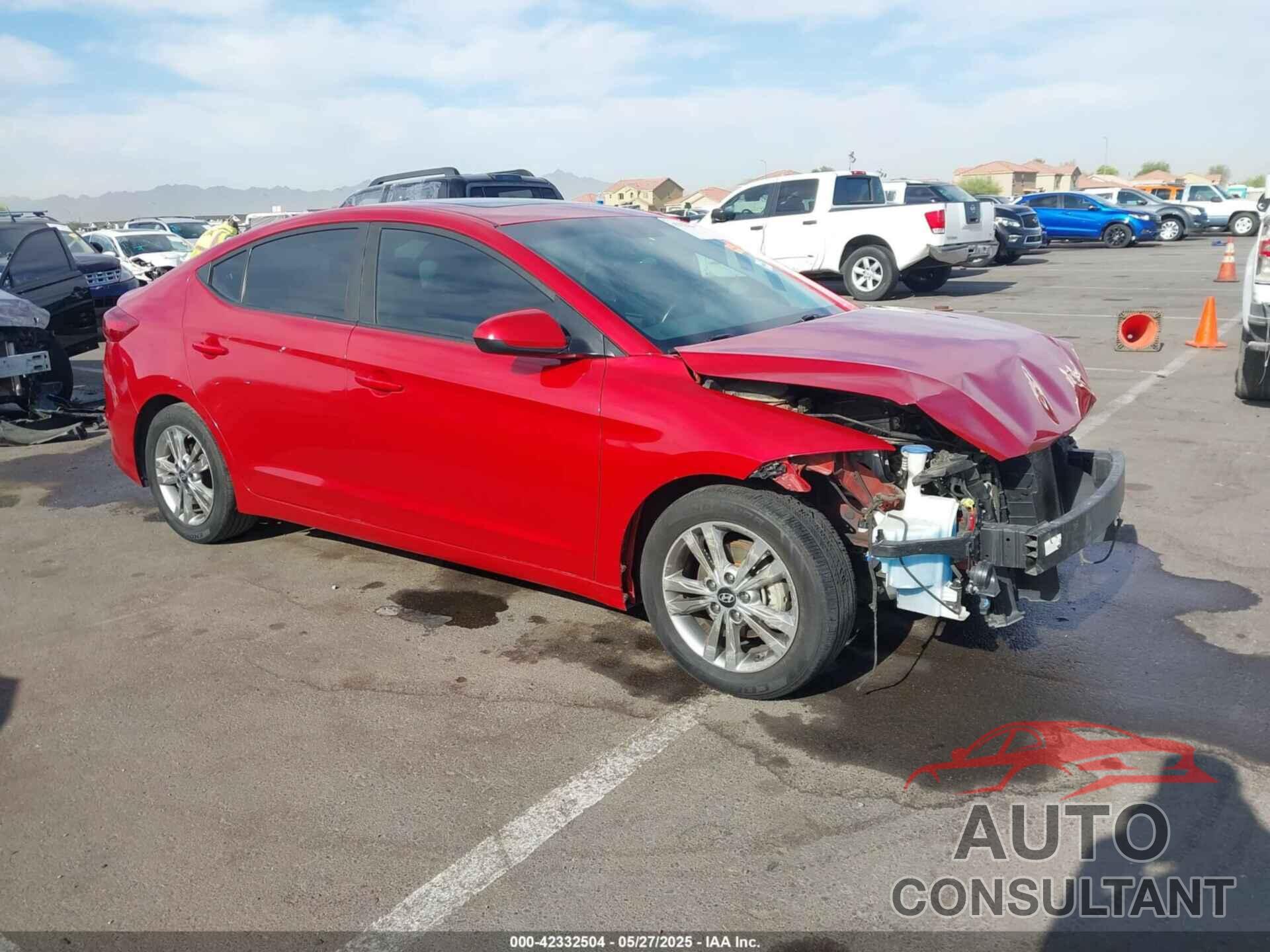 HYUNDAI ELANTRA 2018 - 5NPD84LF1JH238834