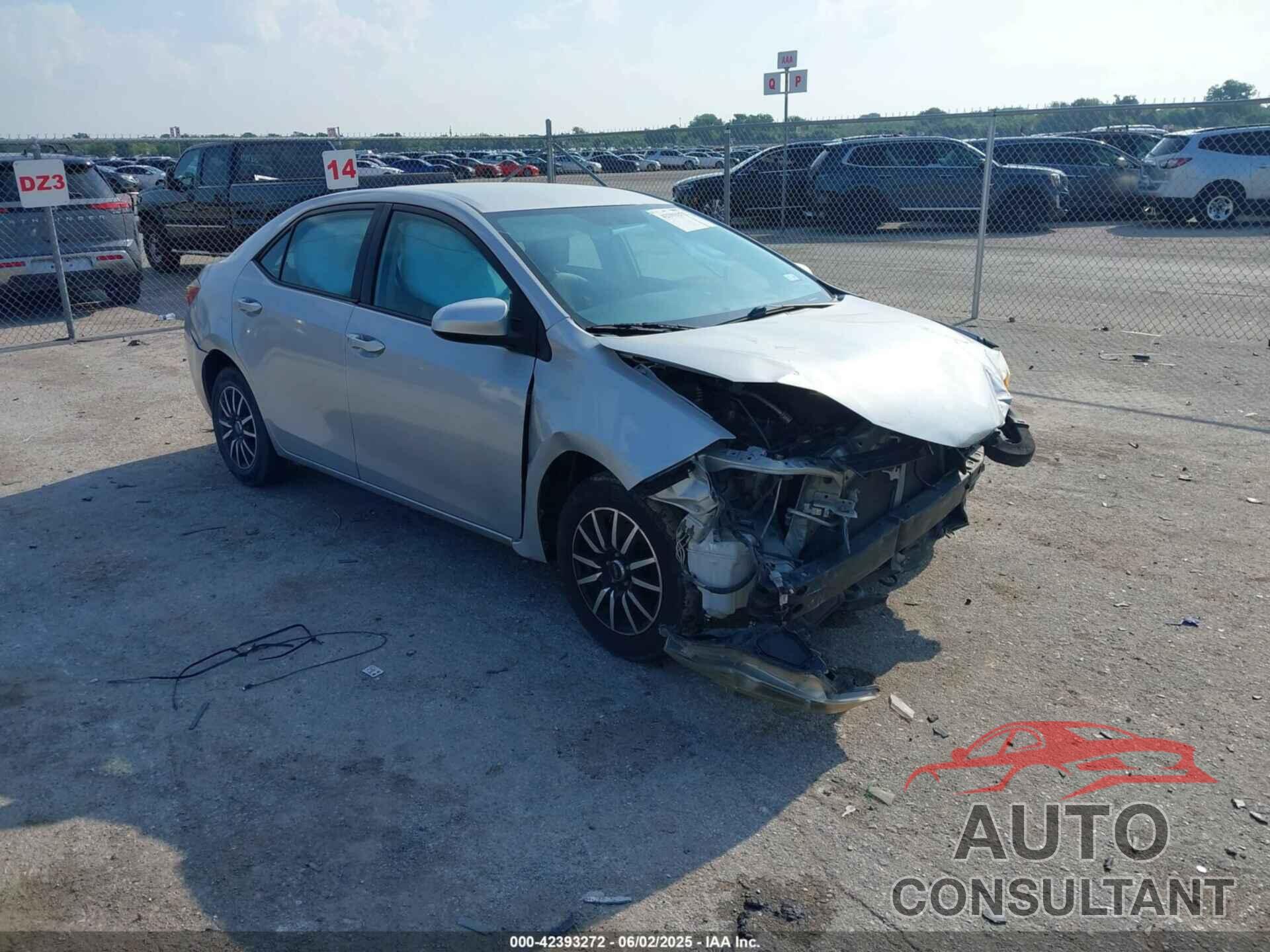 TOYOTA COROLLA 2014 - 5YFBURHE4EP096004