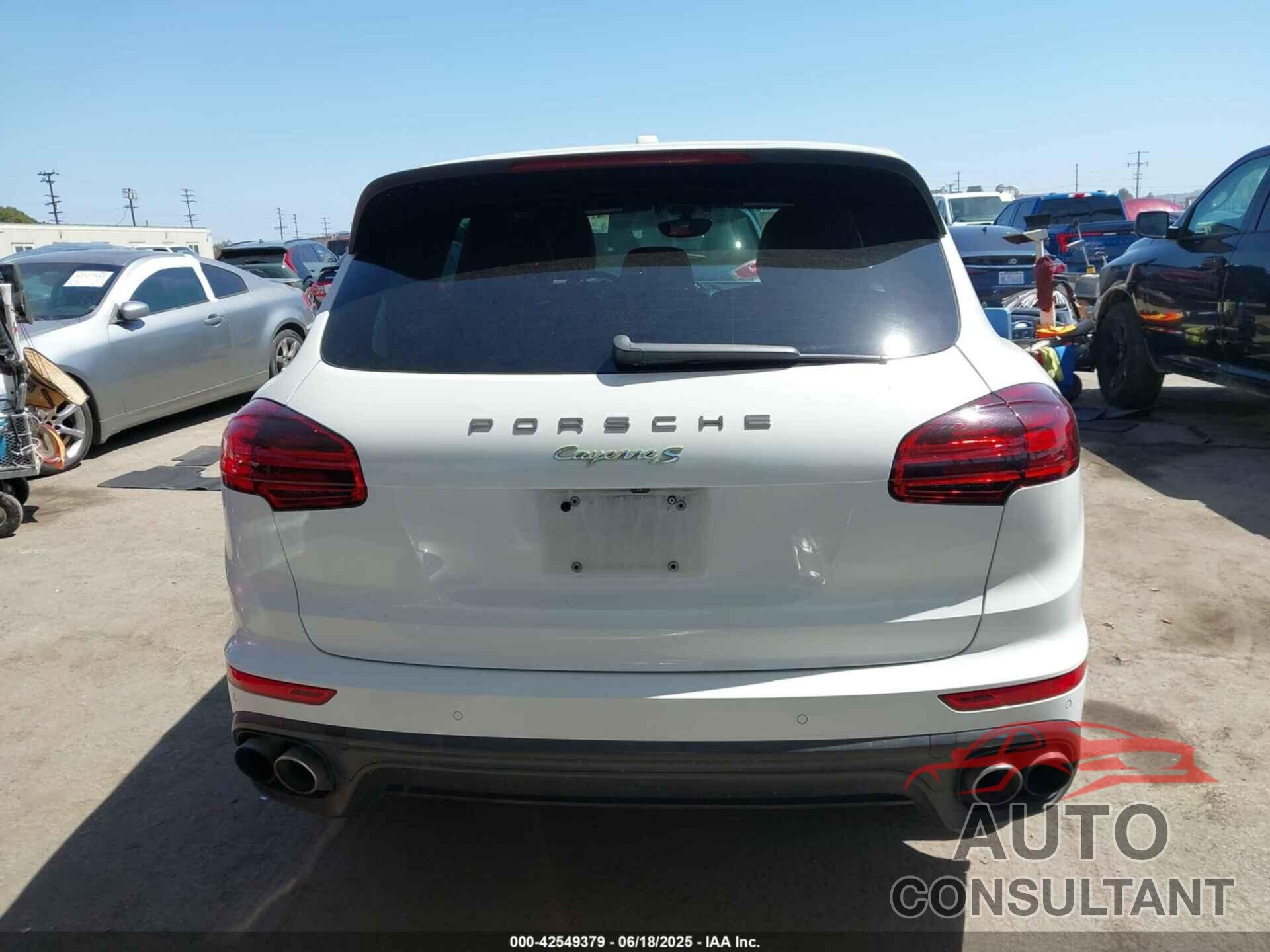 PORSCHE CAYENNE E-HYBRID 2016 - WP1AE2A25GLA63734