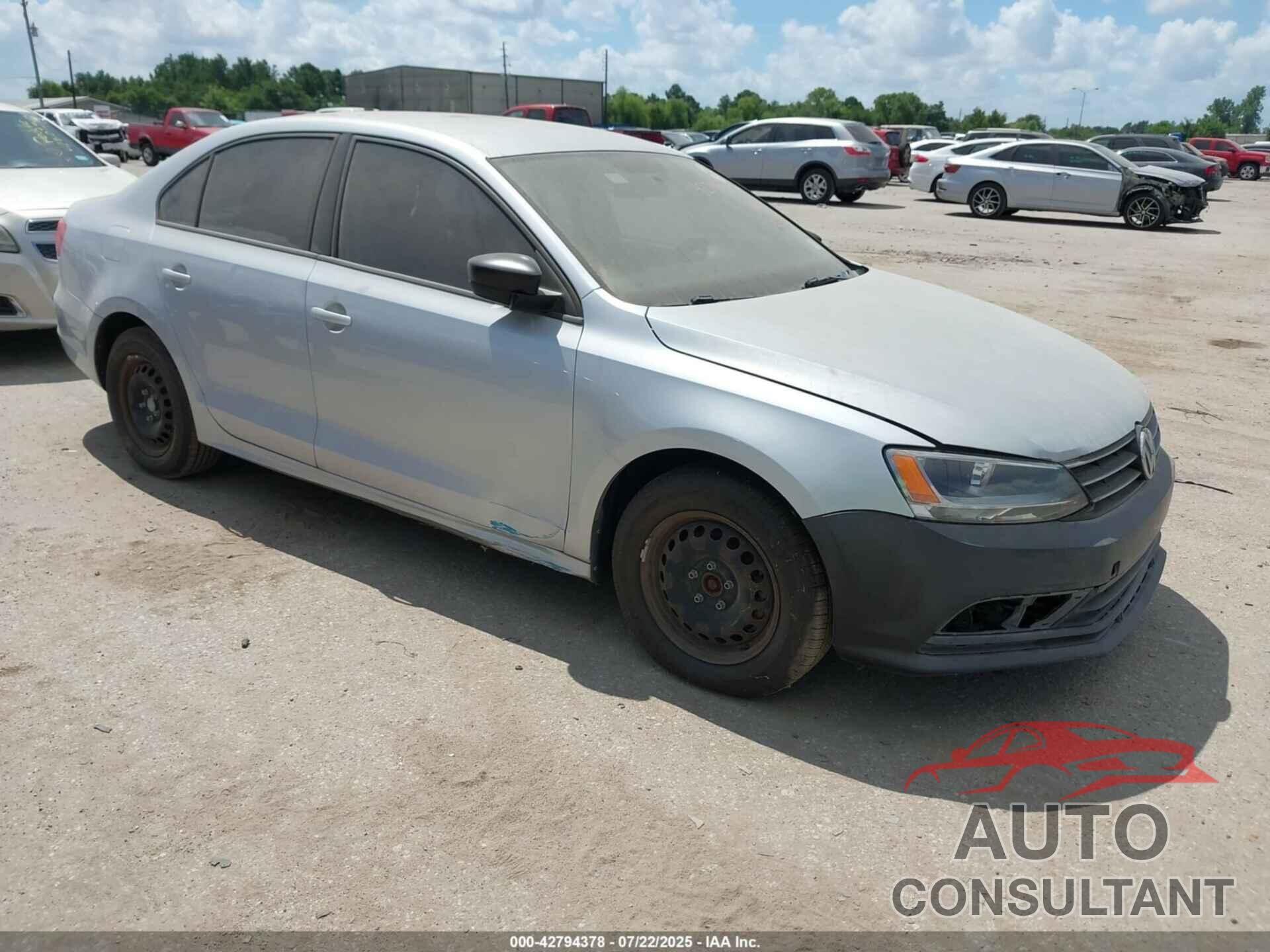 VOLKSWAGEN JETTA 2015 - 3VW2K7AJ1FM357886