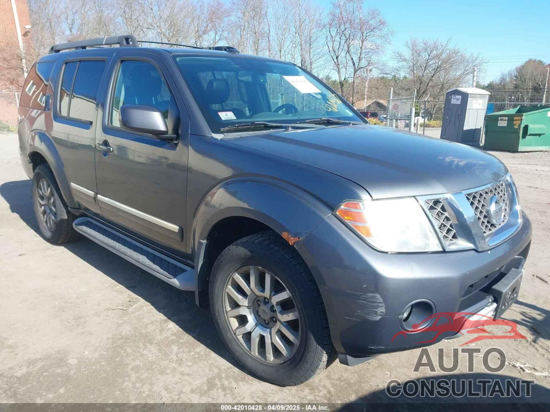 NISSAN PATHFINDER 2012 - 5N1AR1NB4CC639183