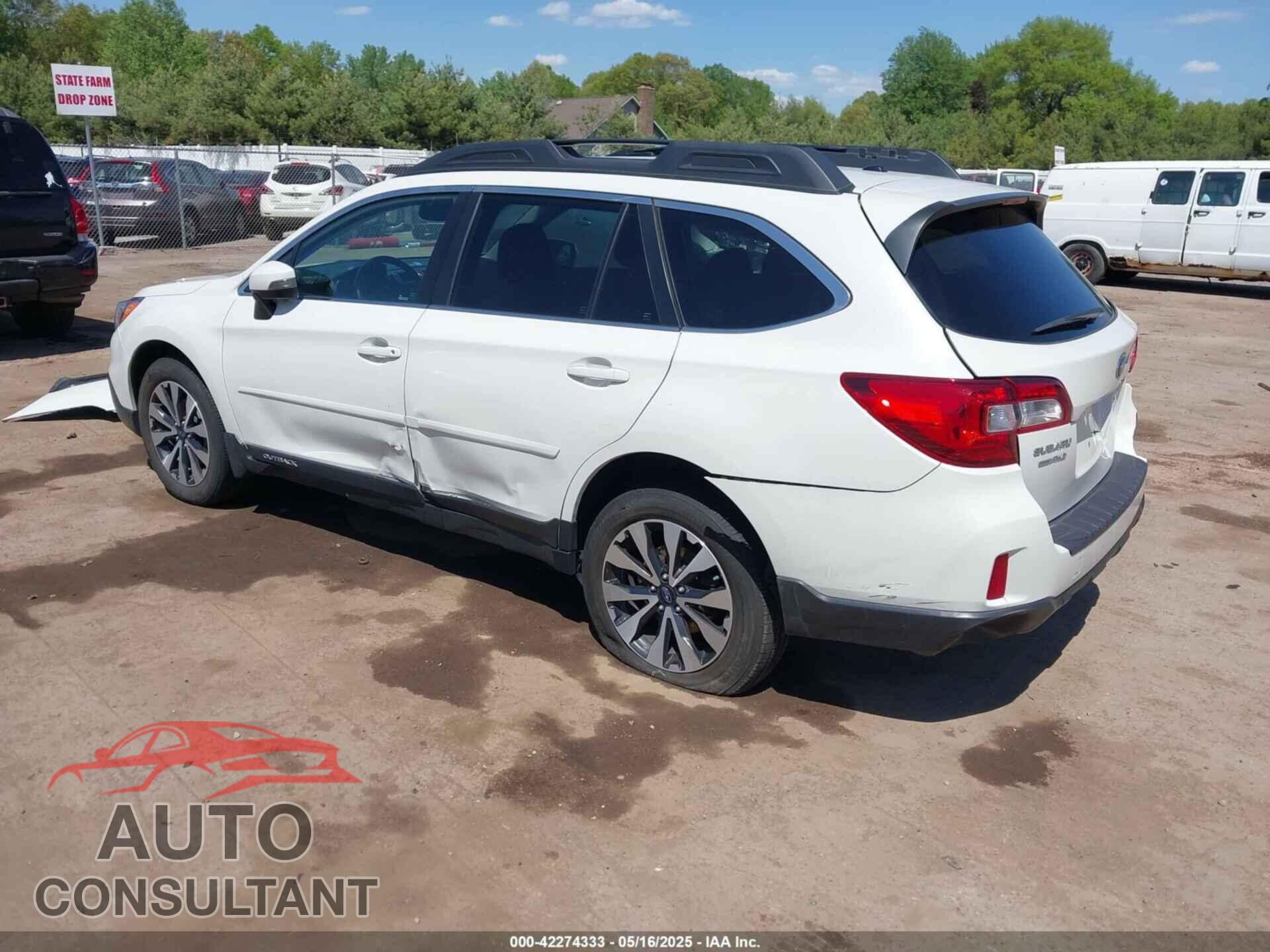 SUBARU OUTBACK 2015 - 4S4BSBLC8F3350936