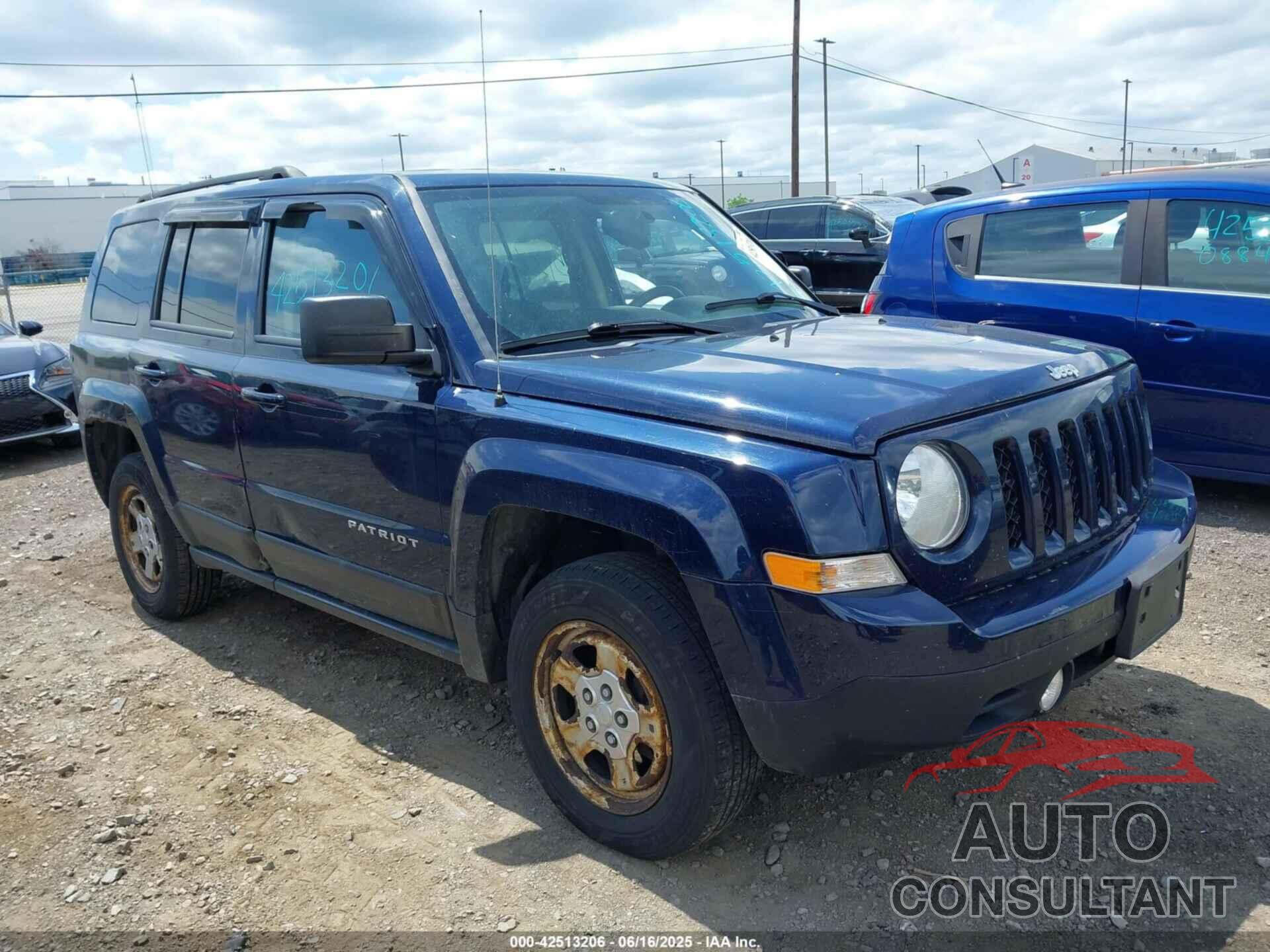 JEEP PATRIOT 2017 - 1C4NJRBB8HD105380