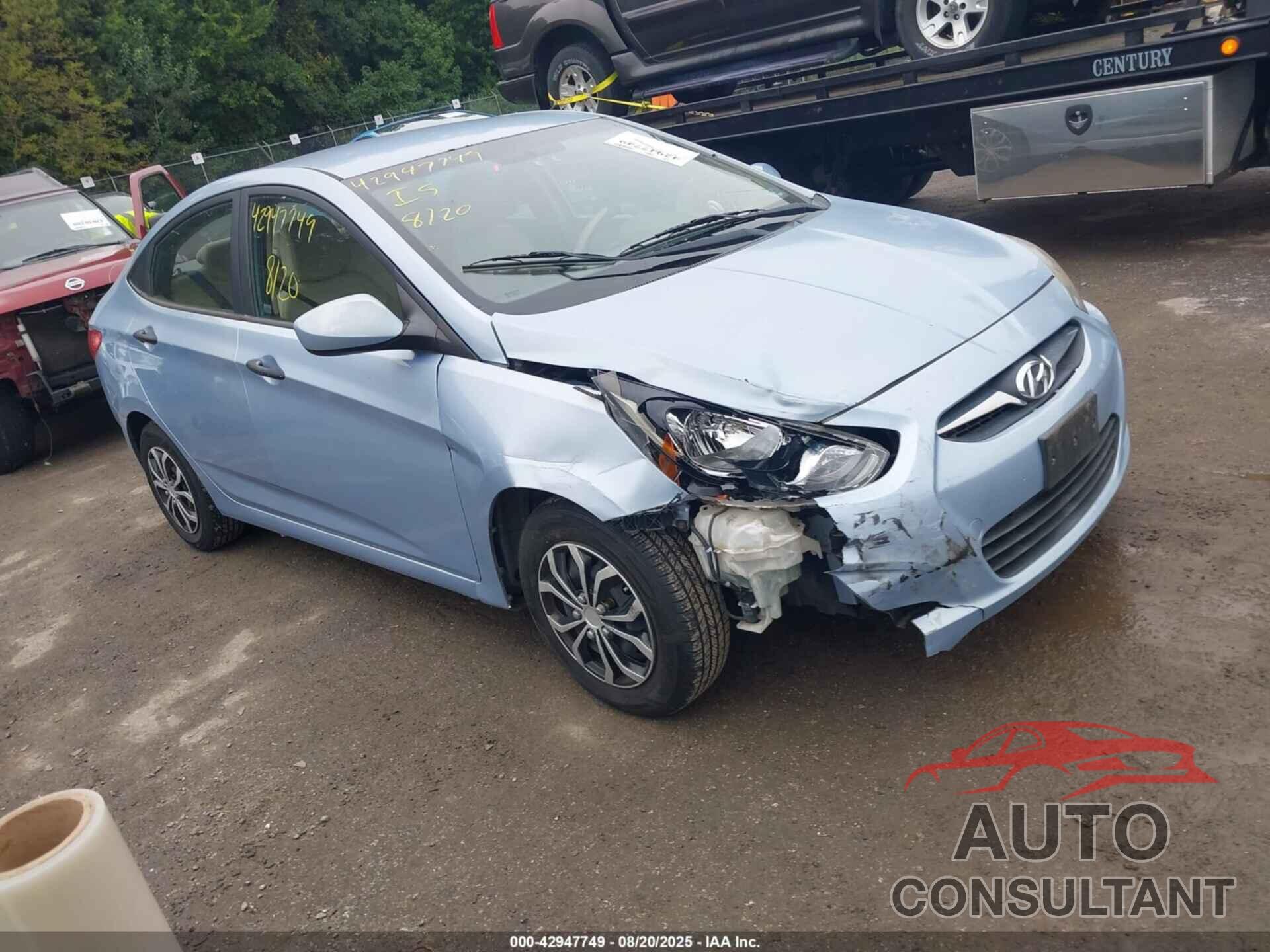 HYUNDAI ACCENT 2012 - KMHCT4AE8CU052670