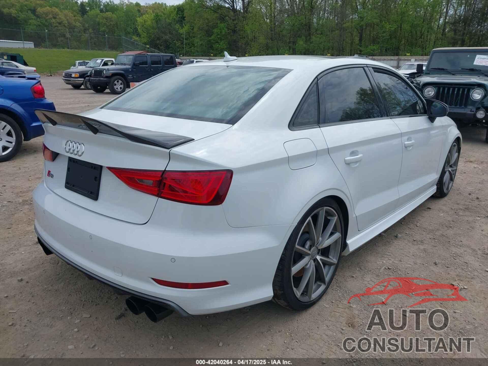 AUDI S3 2016 - WAUB1GFF1G1022312
